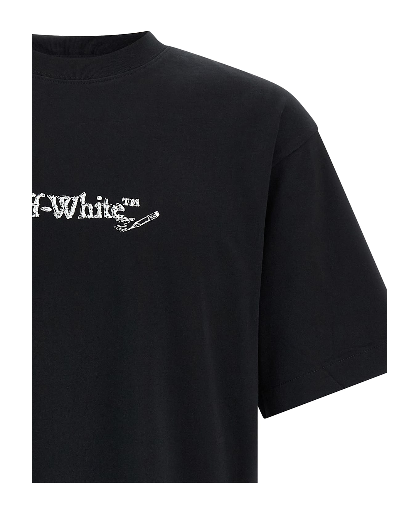 Off-White 
scribble Arrow Skate
 T-shirt - White/Black