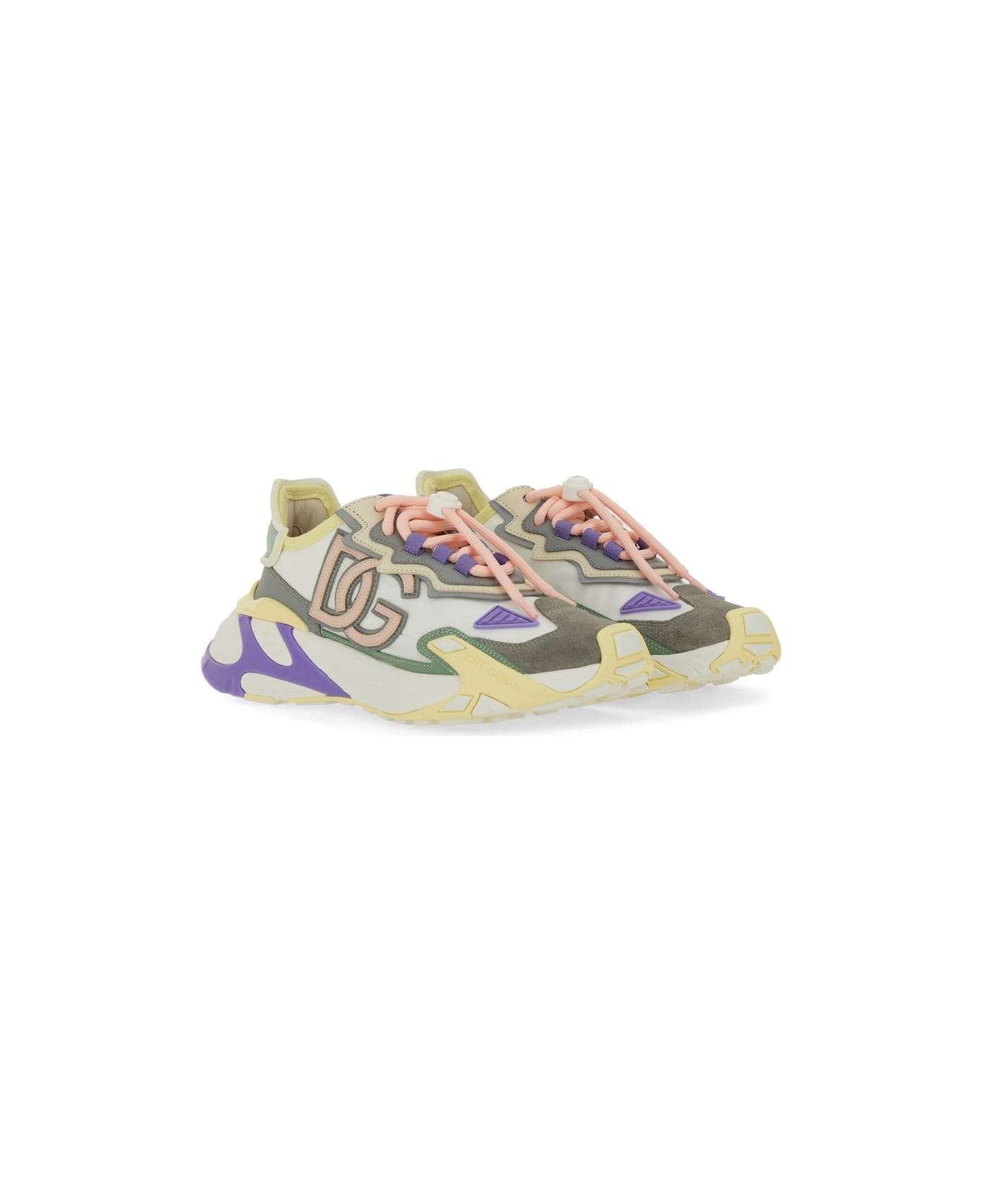 Dolce 
Gabbana Sneaker With Logo - MULTICOLOUR