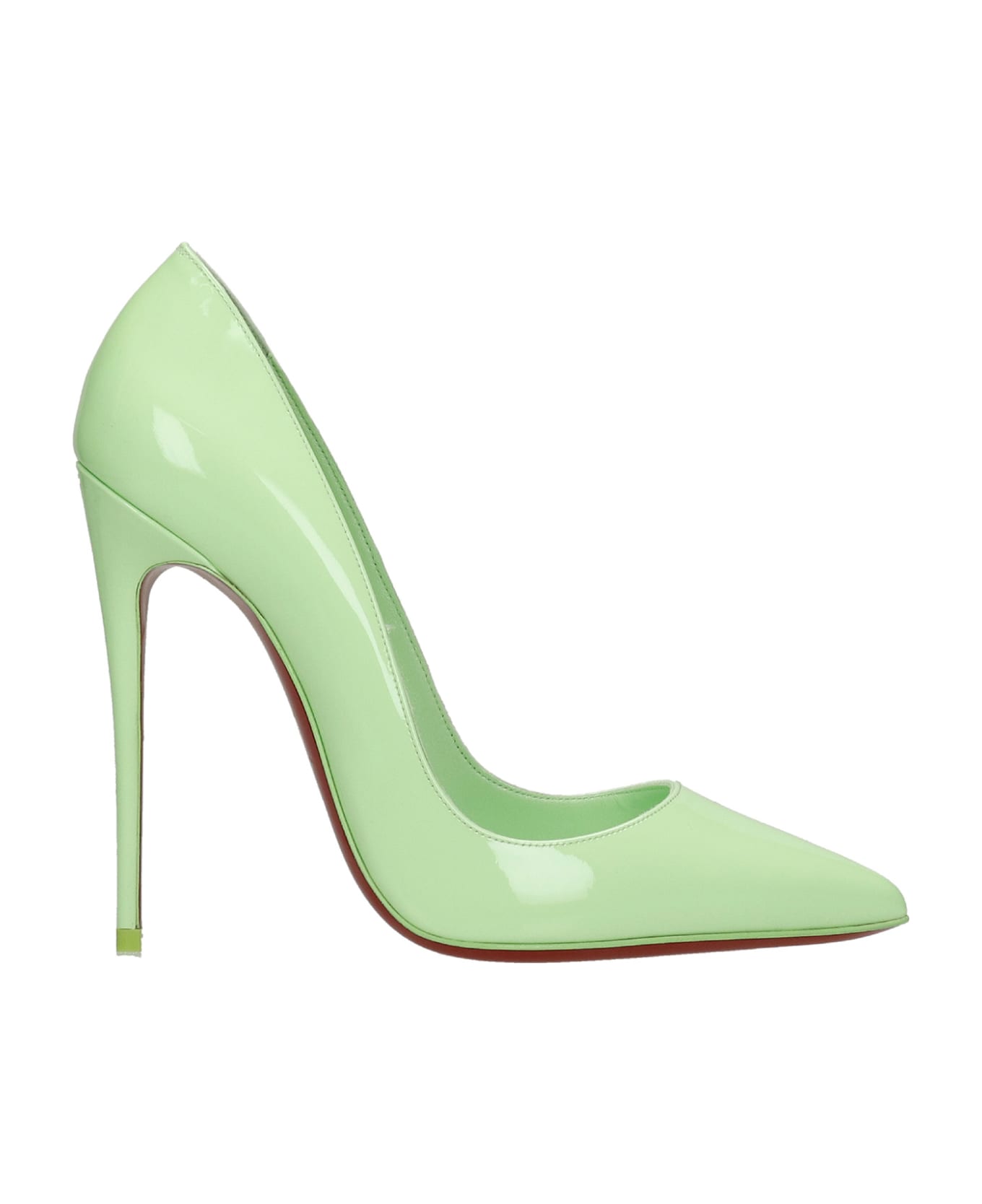 Christian Louboutin So Kate Pumps In Green Leather - green