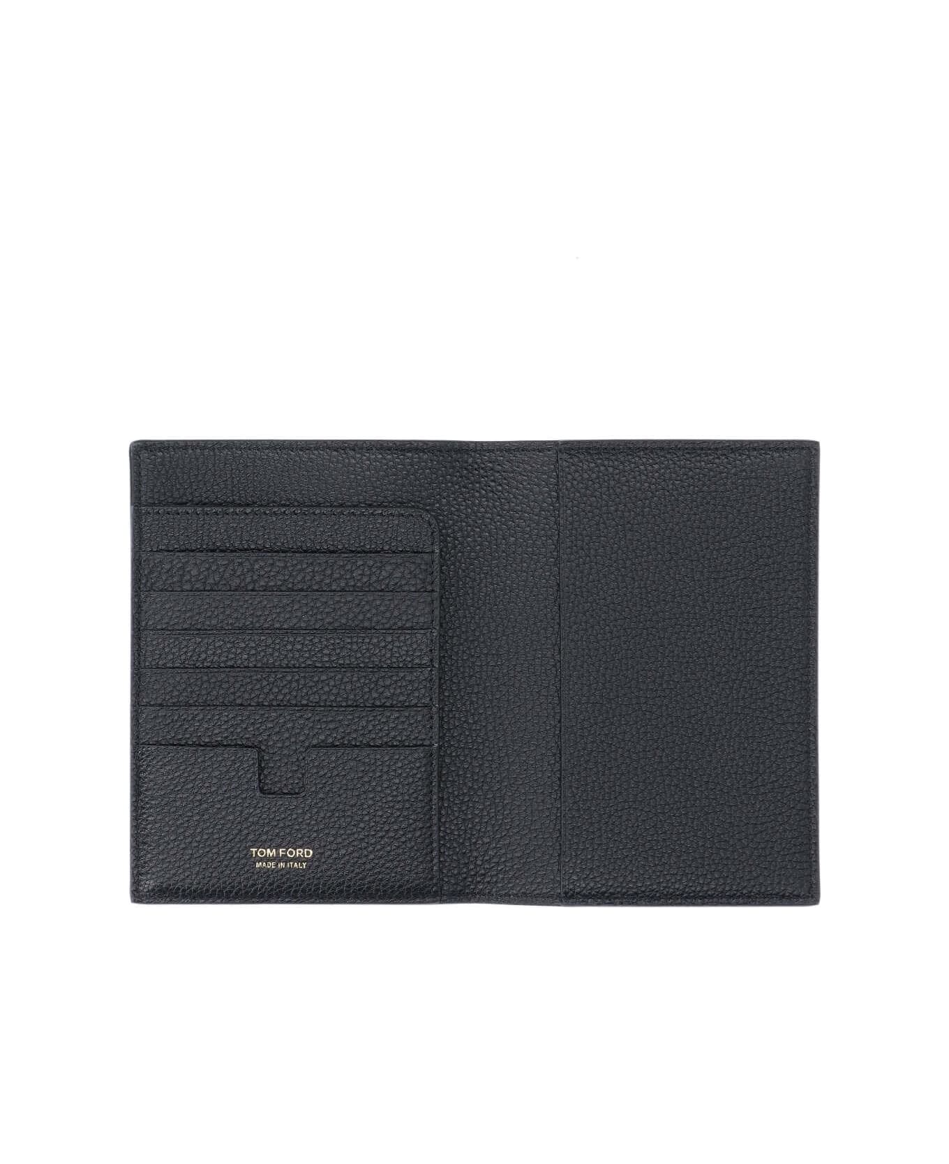 Tom Ford Logo Card Holder - Black  