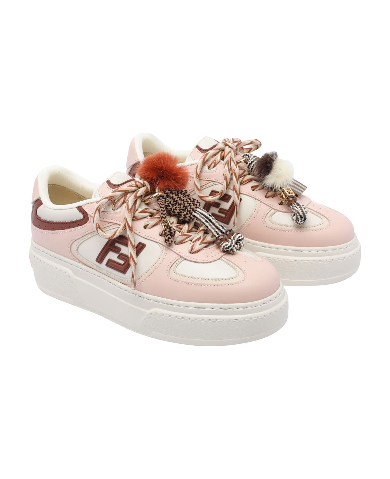 Fendi Match Sneakers - Pink
