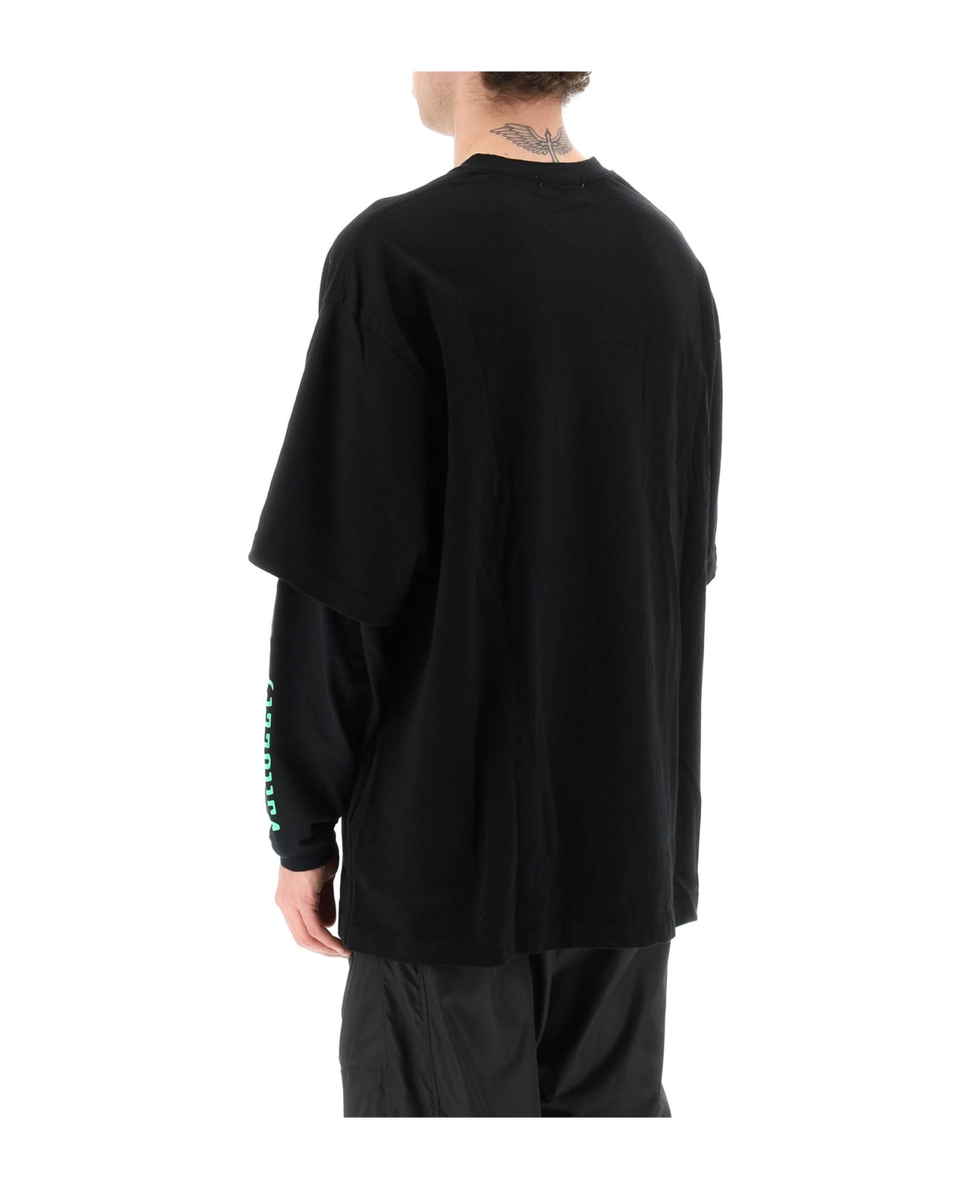 AMBUSH Long Sleeve Cotton T-shirt - Black シャツ