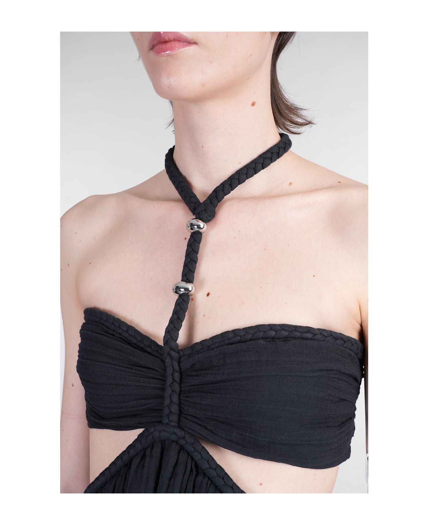 Isabel Marant Jessie Jumpsuit In Black Cotton - black