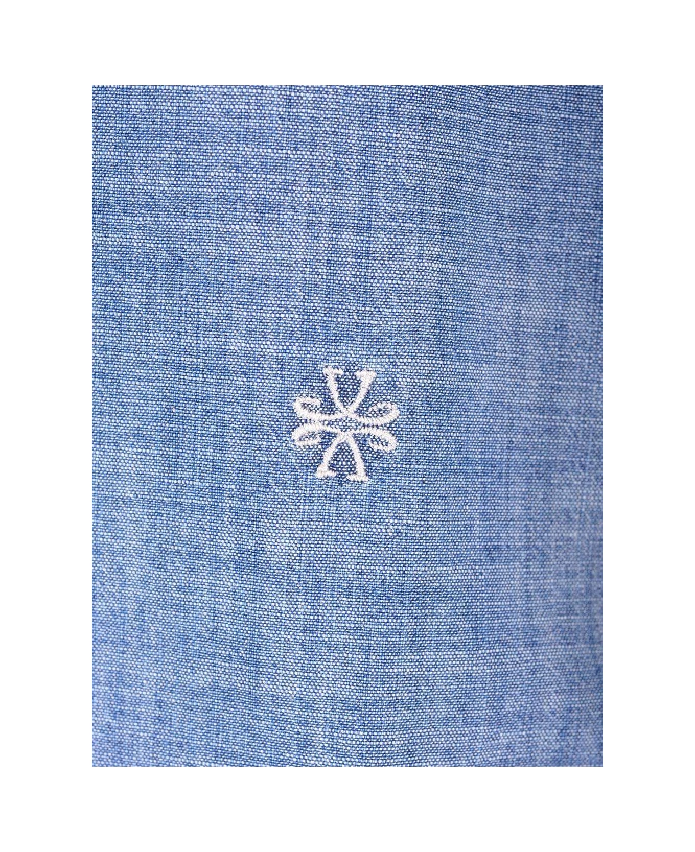 Jacob Cohen Chambray Denim Shirt - Blue