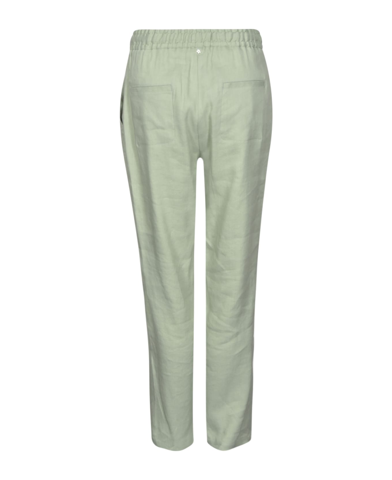 Lorena Antoniazzi Laced Ribbed Trousers - Green