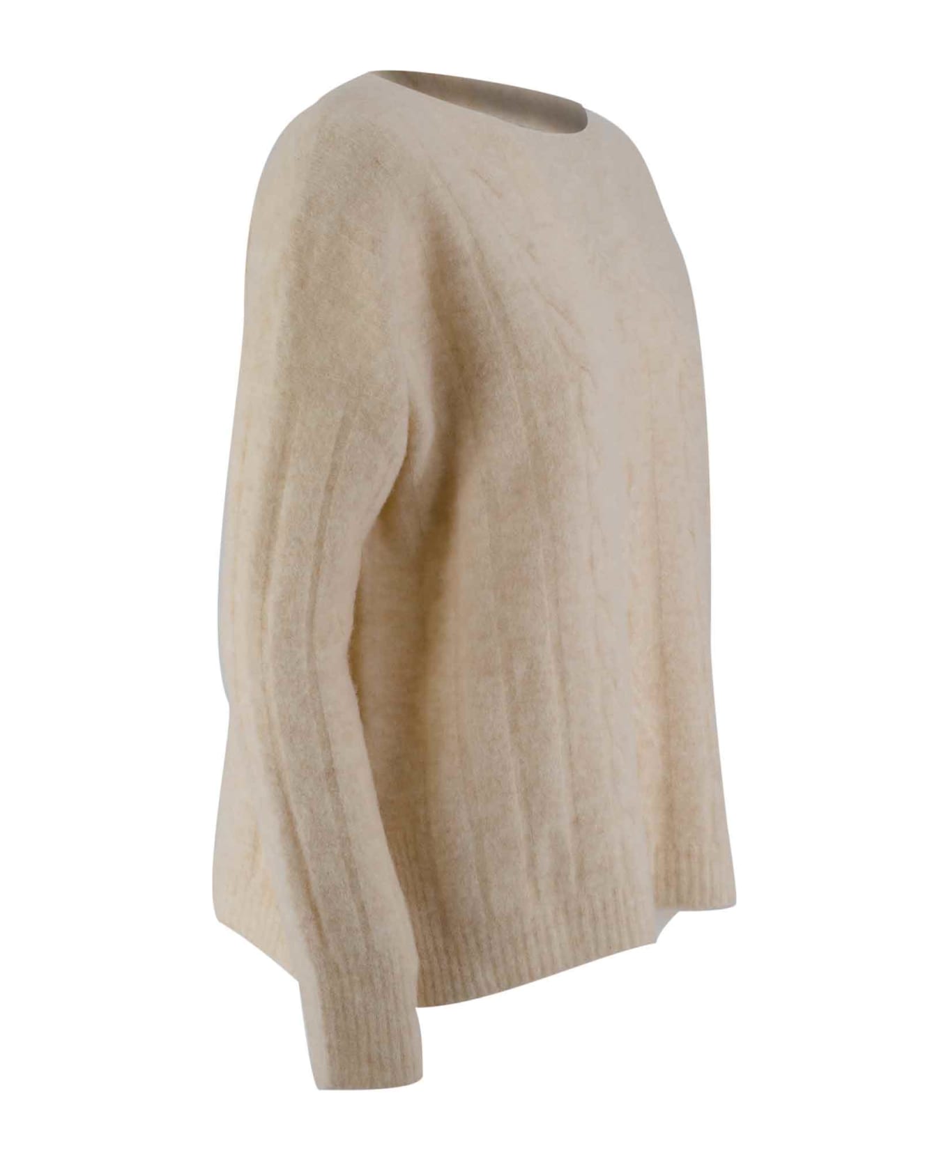 D.Exterior Alpaca And Wool Blend Sweater - Mandorla