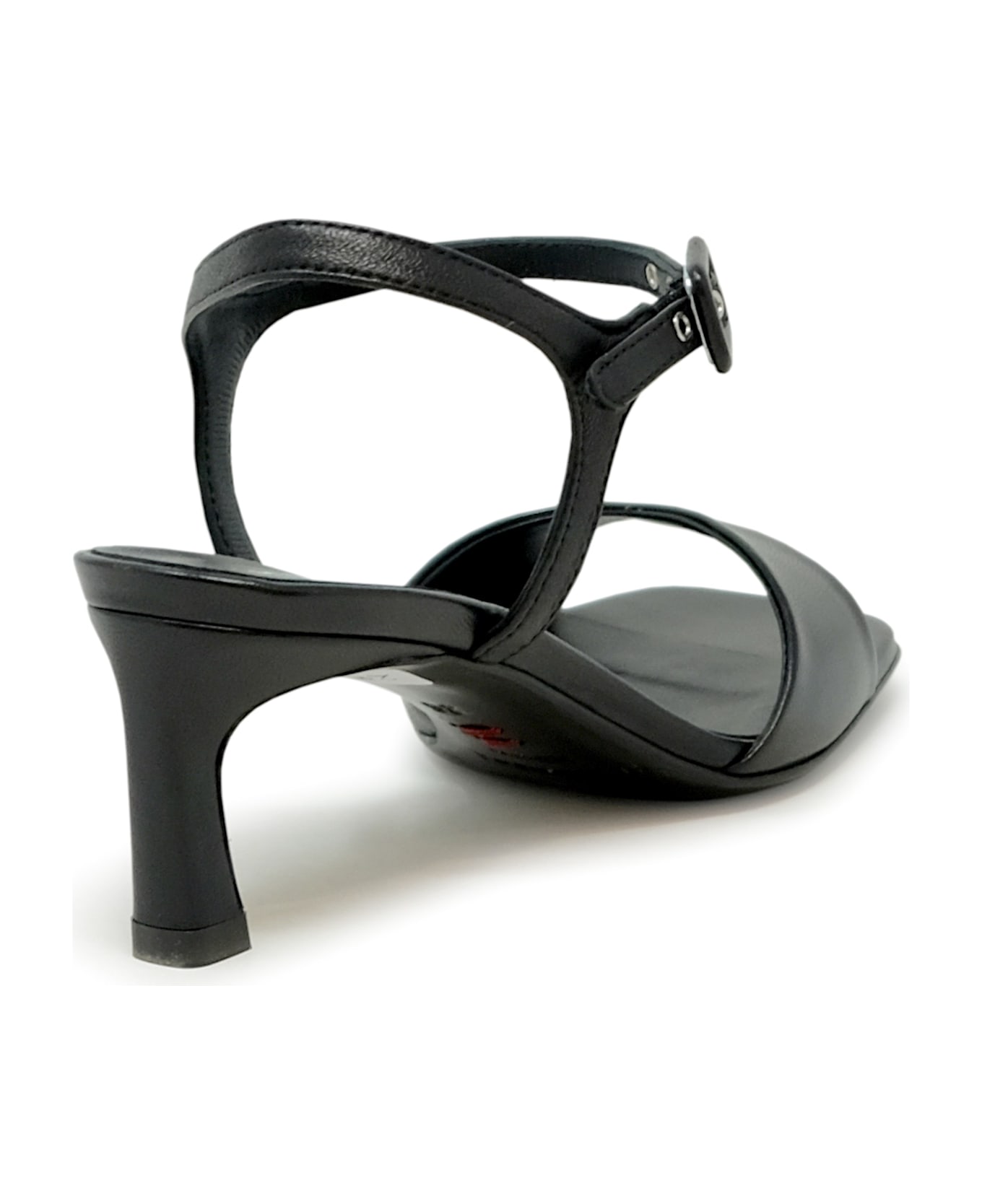 Halmanera Leather Baron Sandals - BLACK