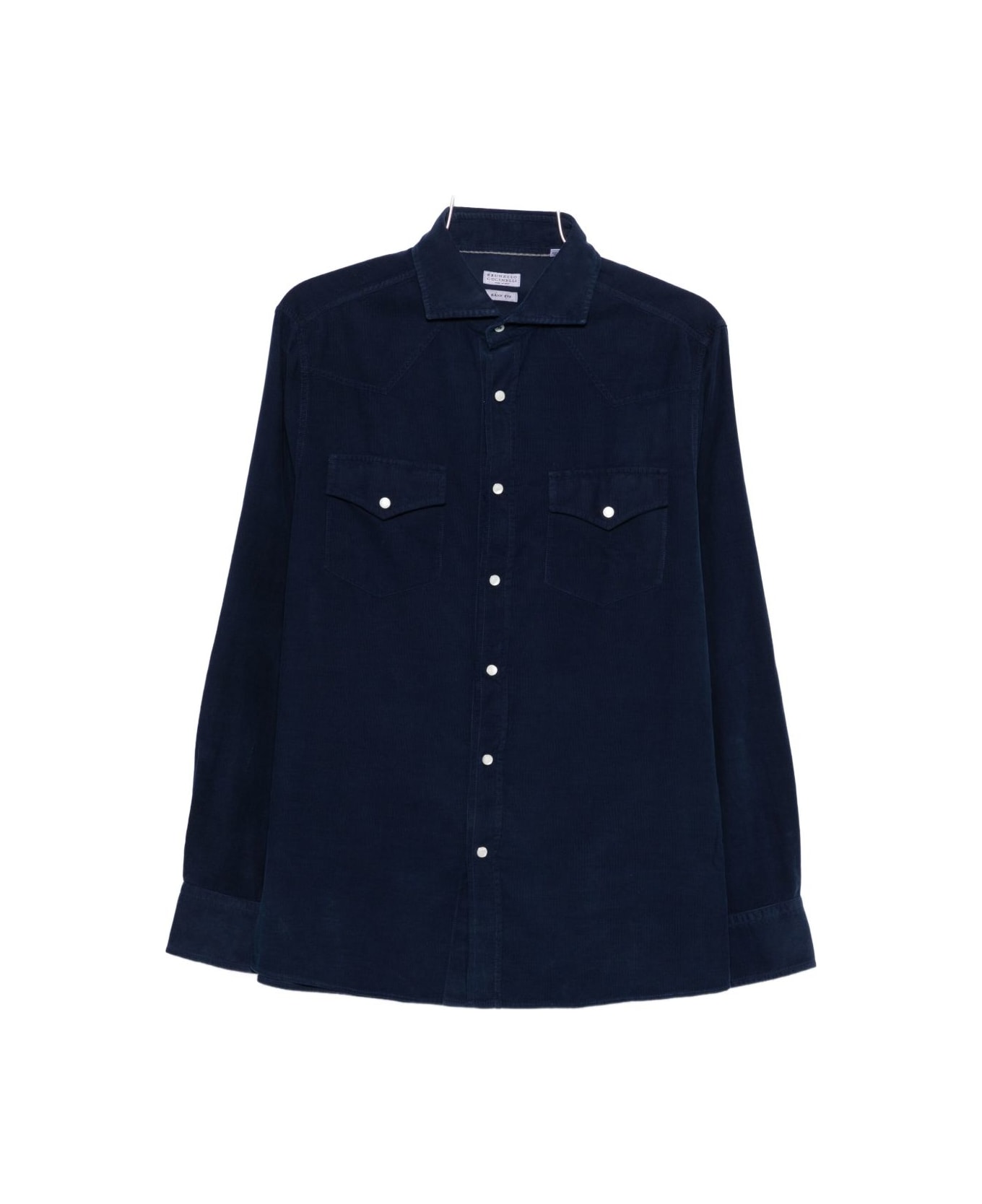 Brunello Cucinelli Cotton Shirt - Blue