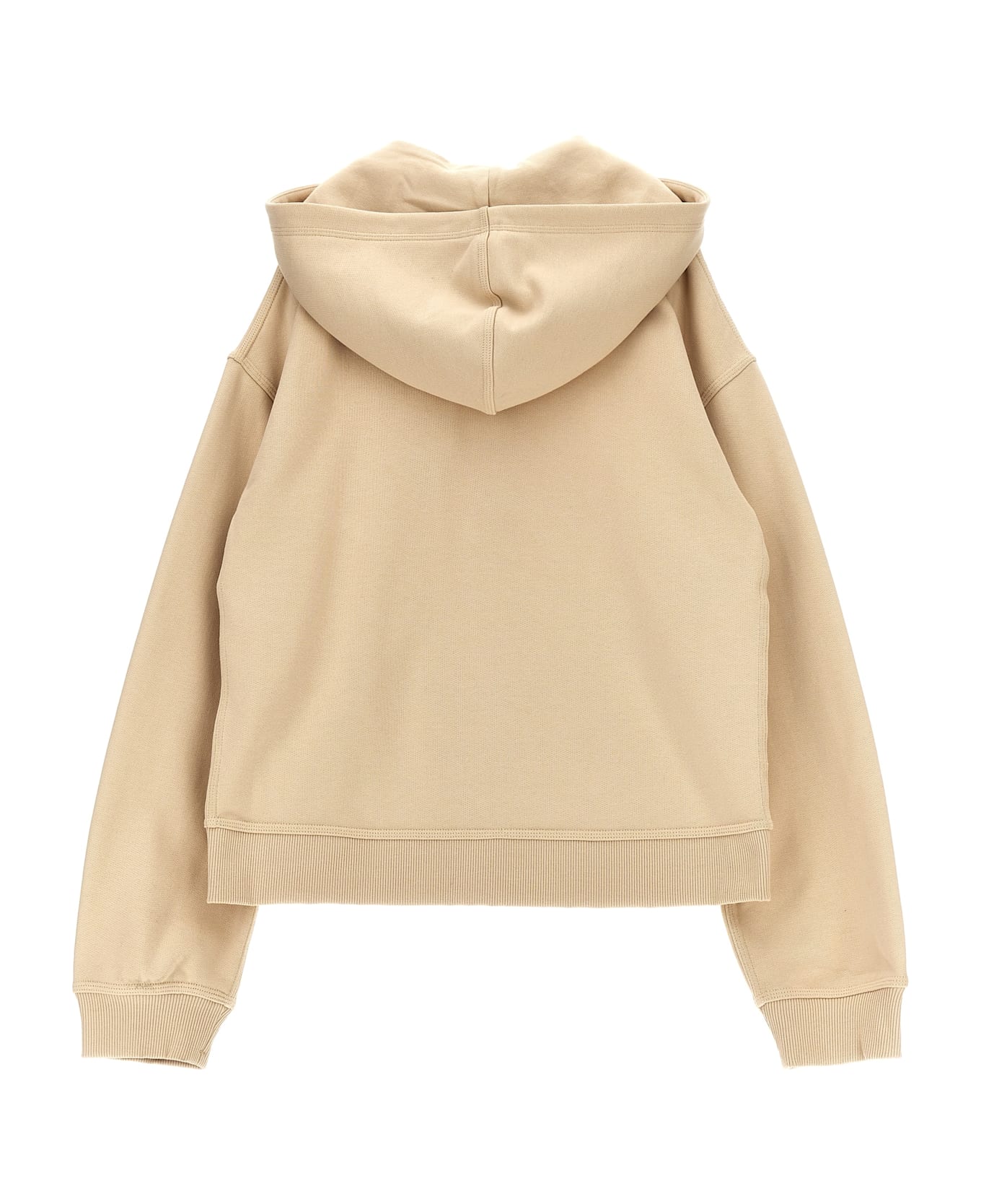 Burberry Logo Hoodie - Beige