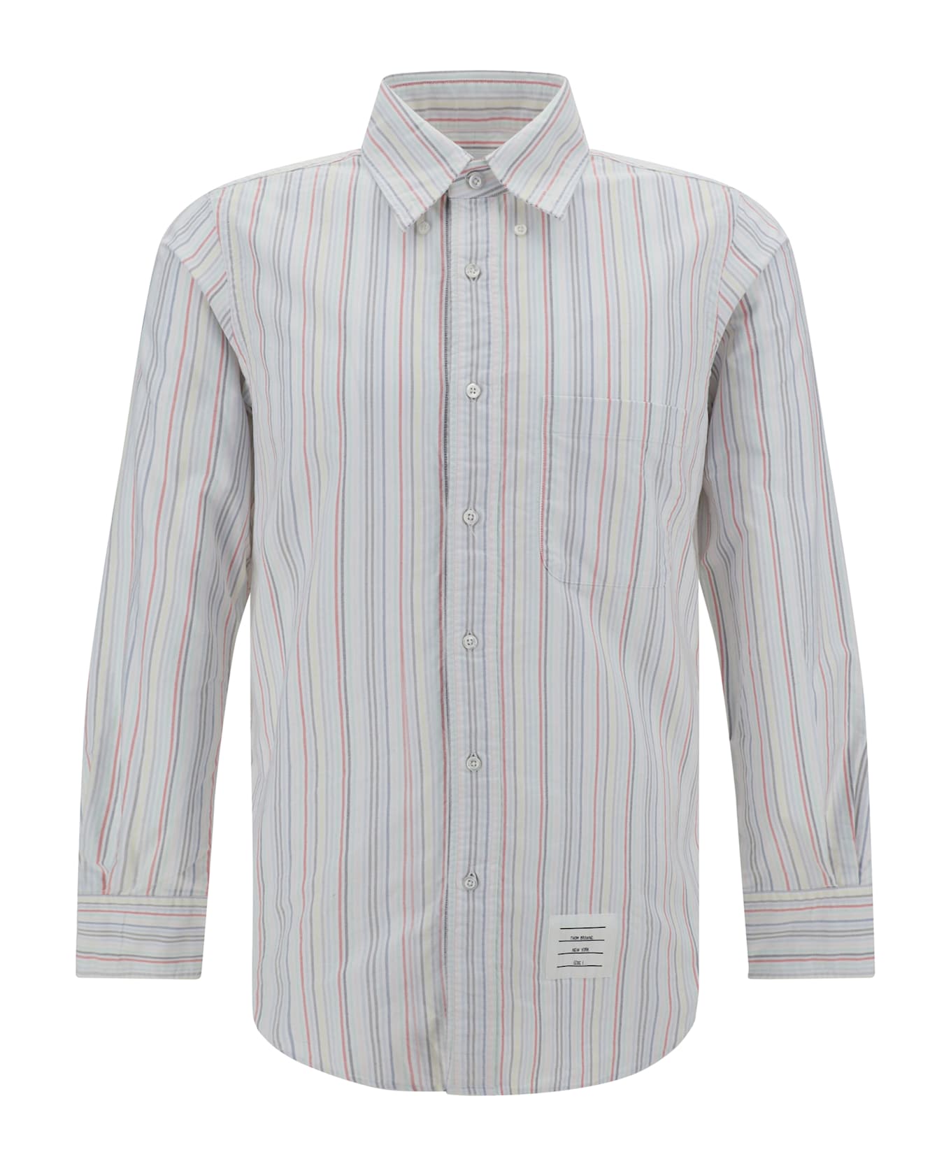 Thom Browne Straight Fit Pc L/s Shirt In University - 996