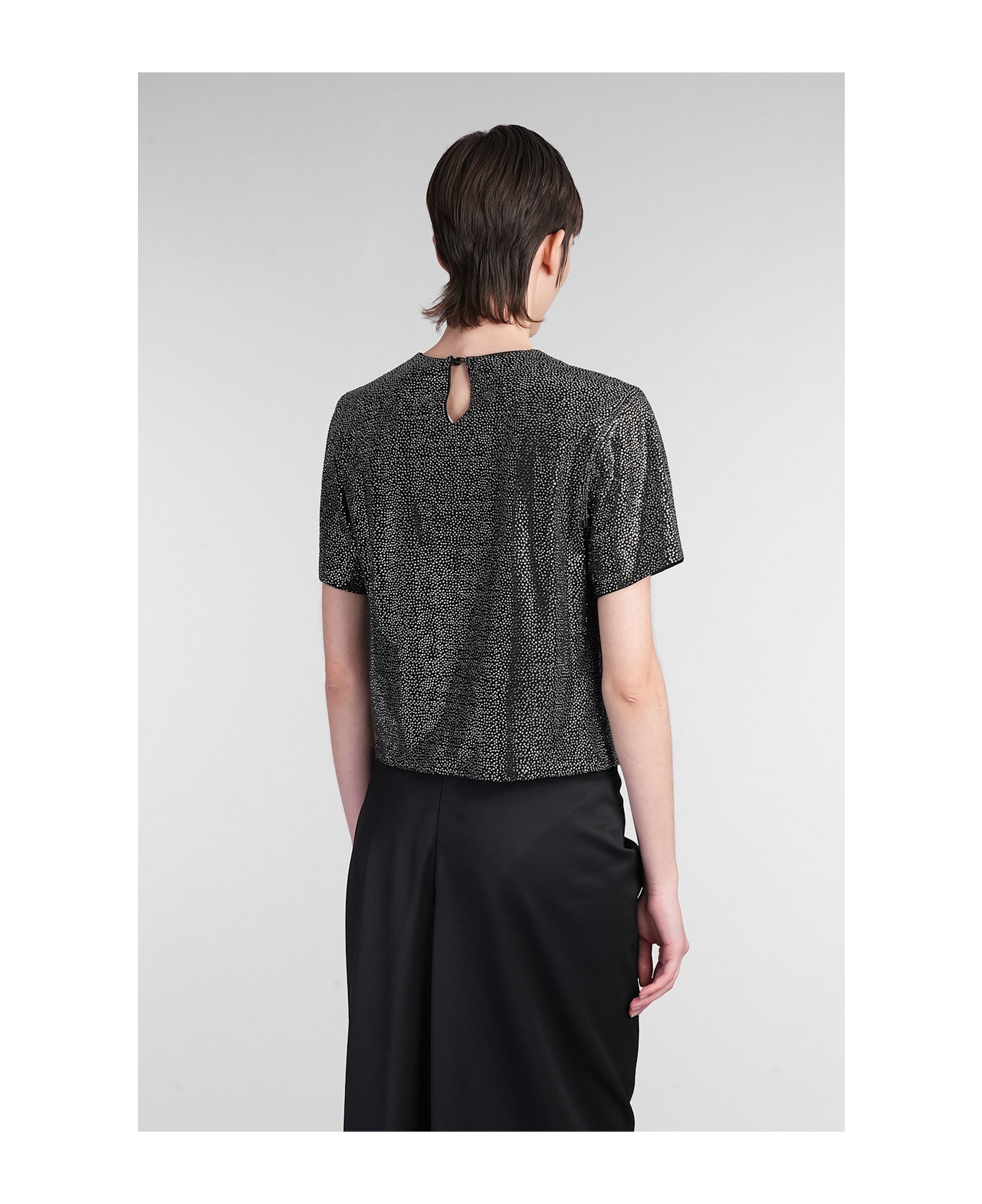 Giuseppe di Morabito T-shirt In Black Viscose - black