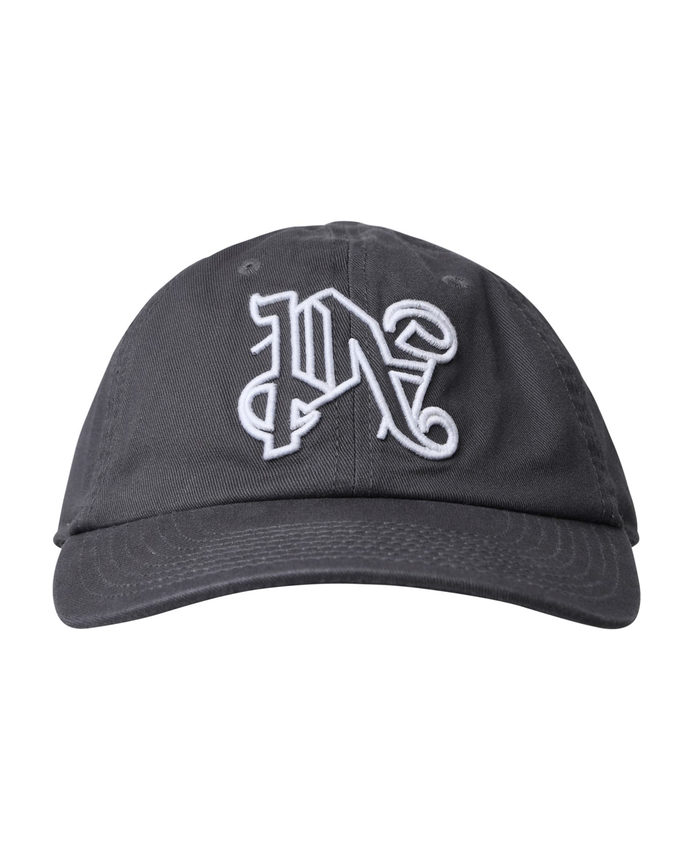 Palm Angels Monogram Cap - Grey 帽子
