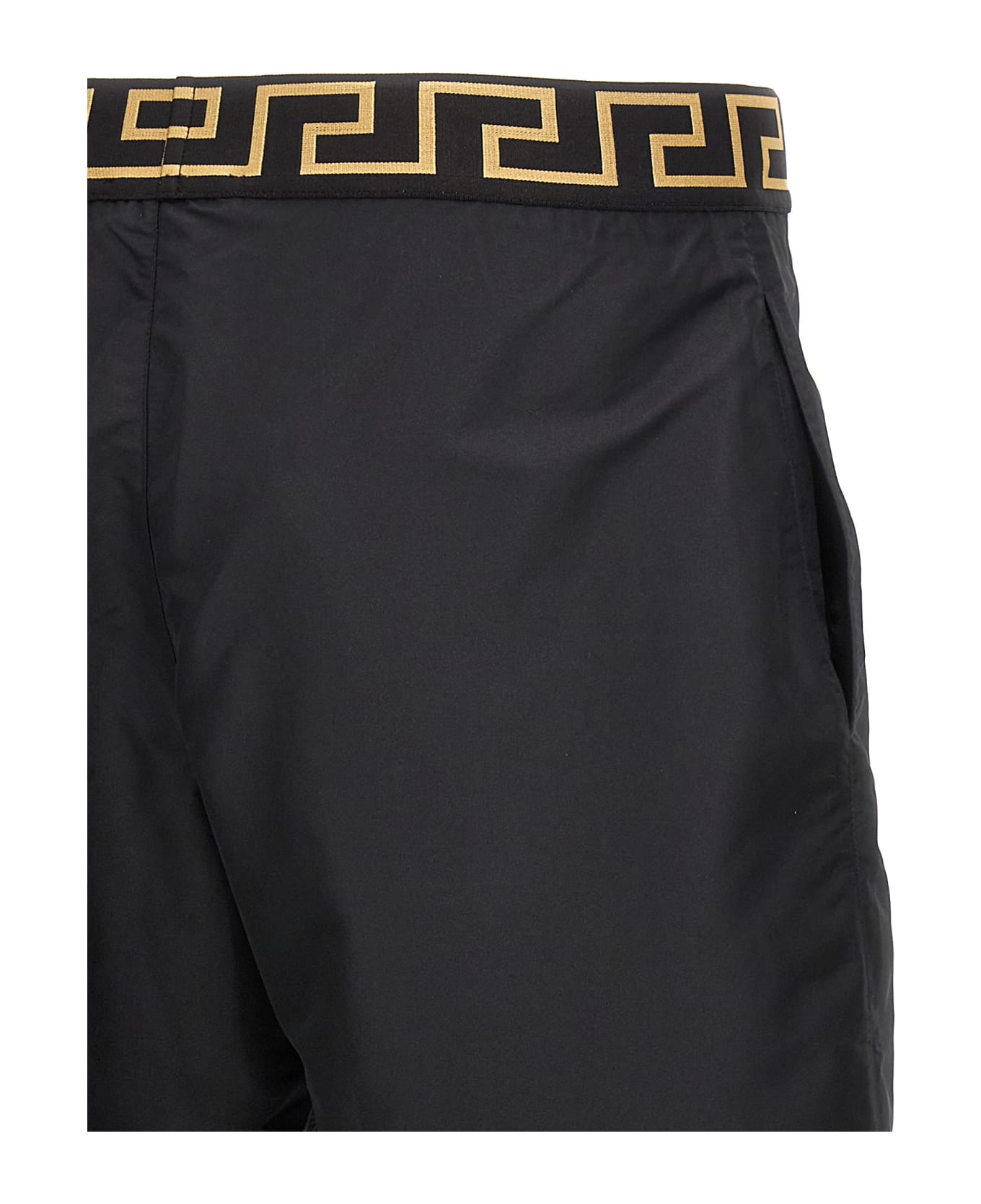 Versace 'greca' Swimsuit - Black  