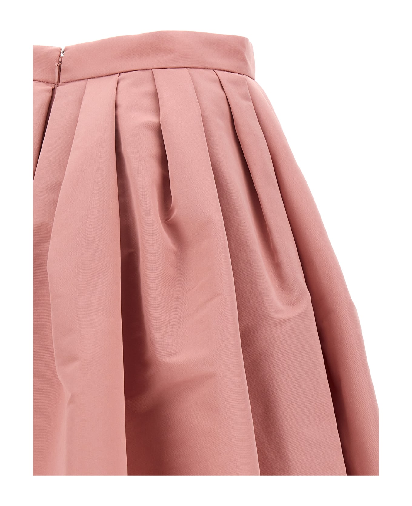 Alexander McQueen Pleated Midi Skirt - Pink