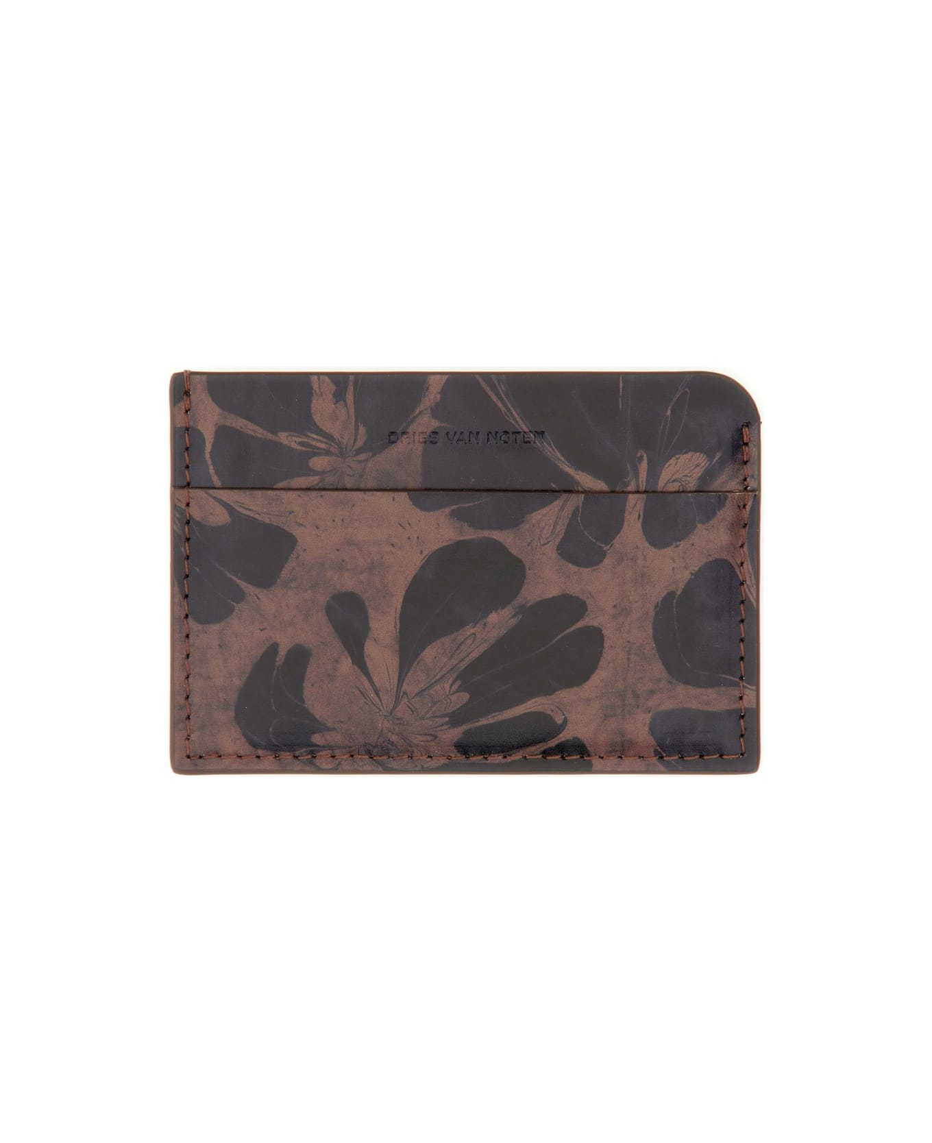 Dries Van Noten Leather Card Holder - MULTICOLOUR