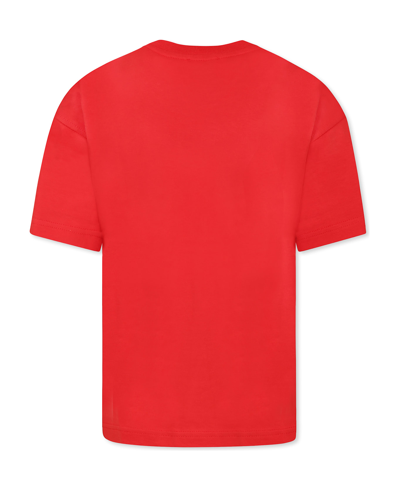 Diesel Red T-shirt For Boy With Logo - Red