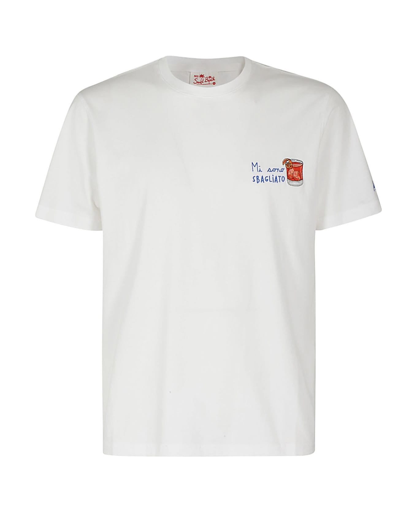 MC2 Saint Barth T Shirt With Embroidery - N Emb シャツ