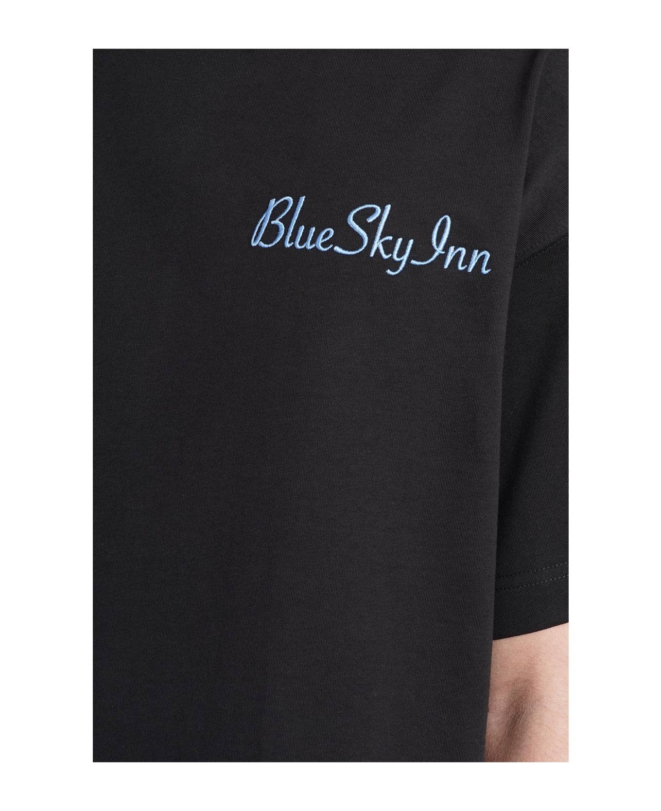 Blue Sky Inn T-shirt In Black Cotton - black