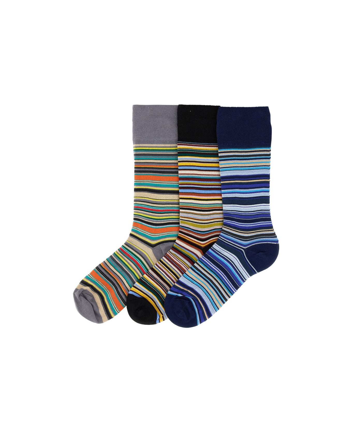 Paul Smith Set Of Three Socks - MULTICOLOUR 靴下