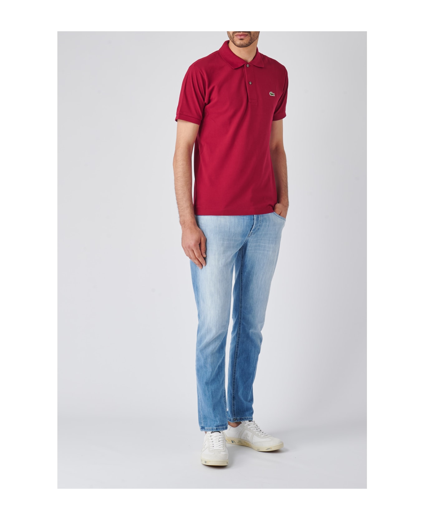 Lacoste Maglietta M/c Polo - BORDEAUX