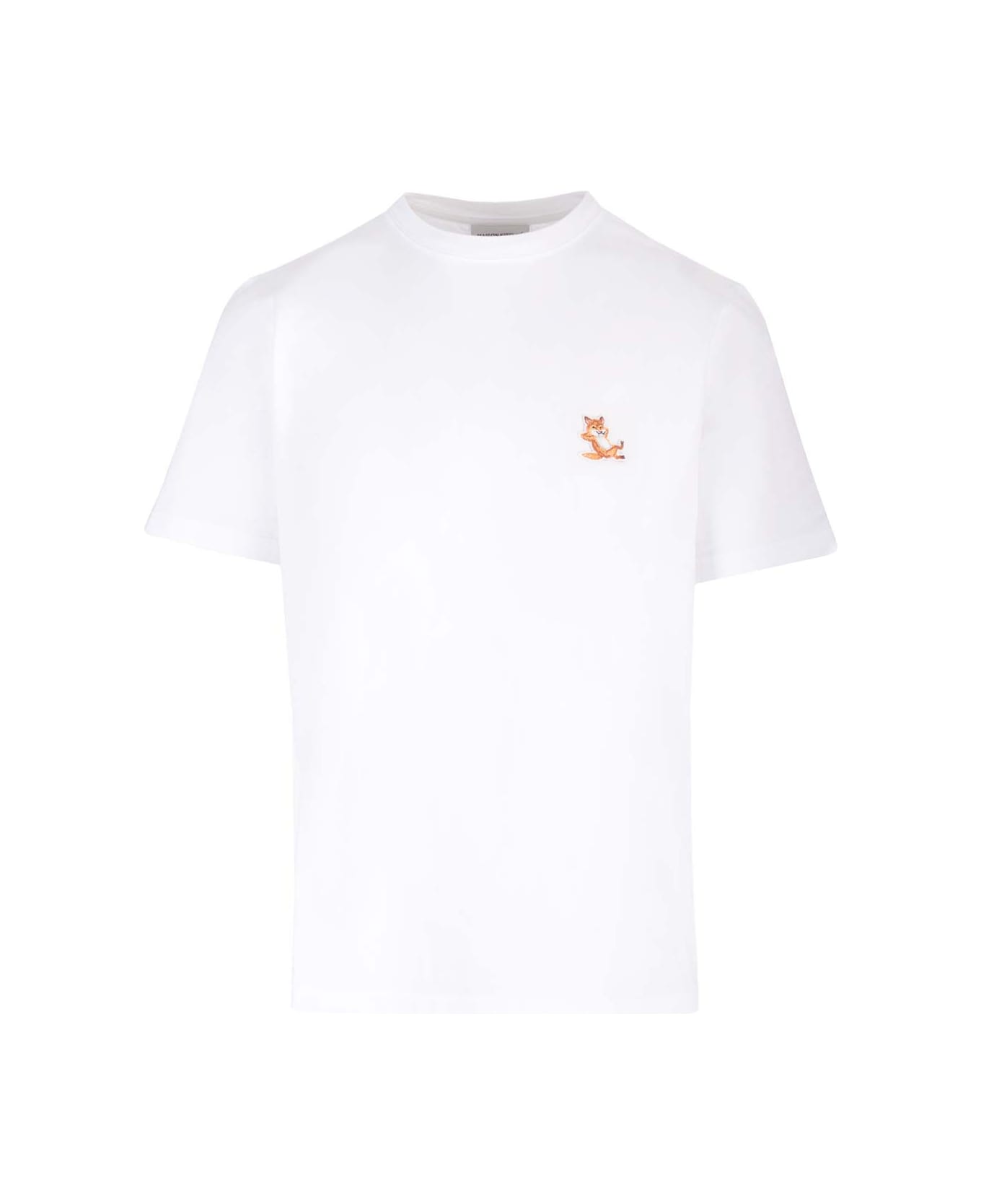 Maison Kitsuné White Logo T-shirt - White