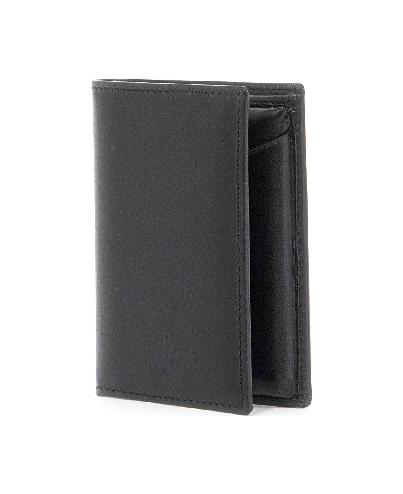 Comme des Garçons Wallet Small Bi-fold Wallet - BLACK (Black)