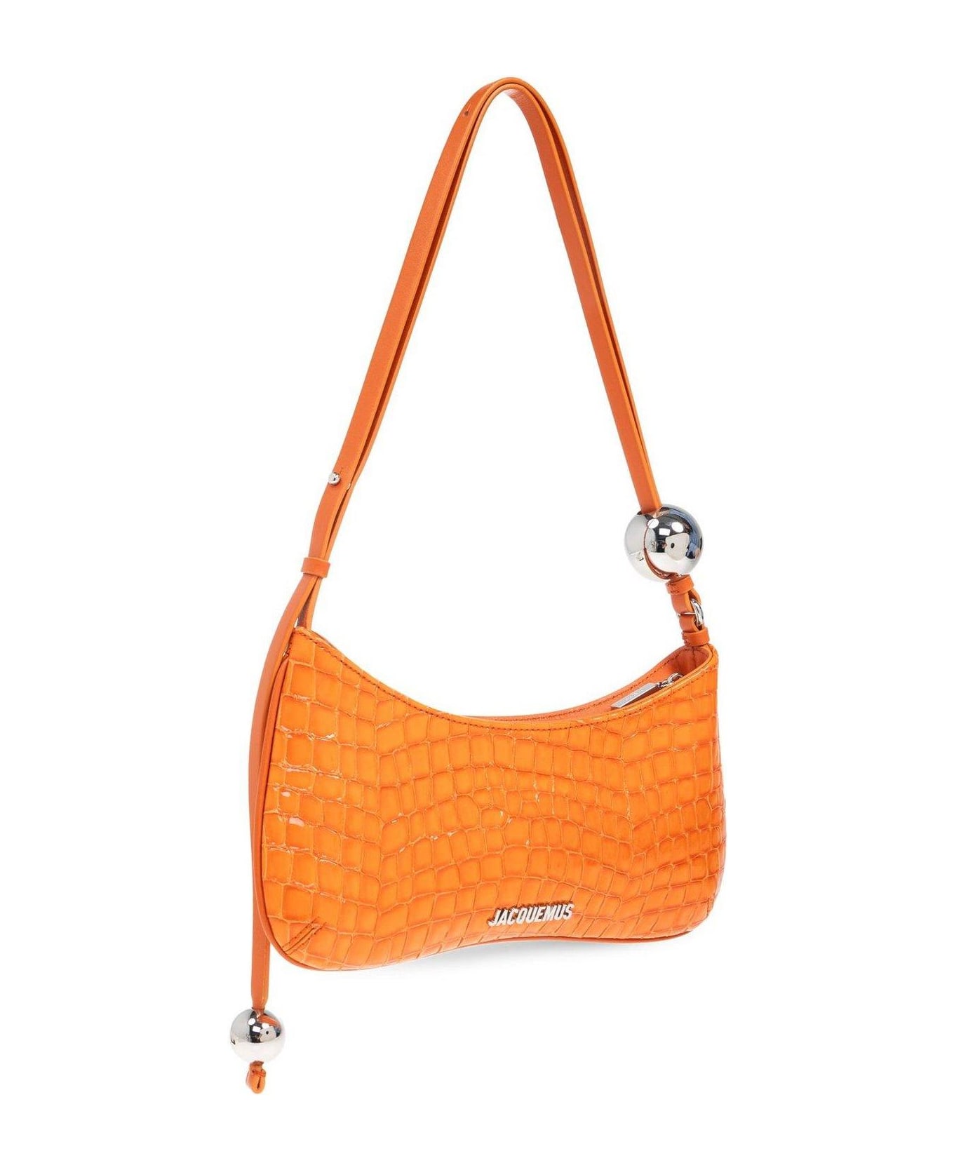 Jacquemus Embossed Shoulder Bag - Orange