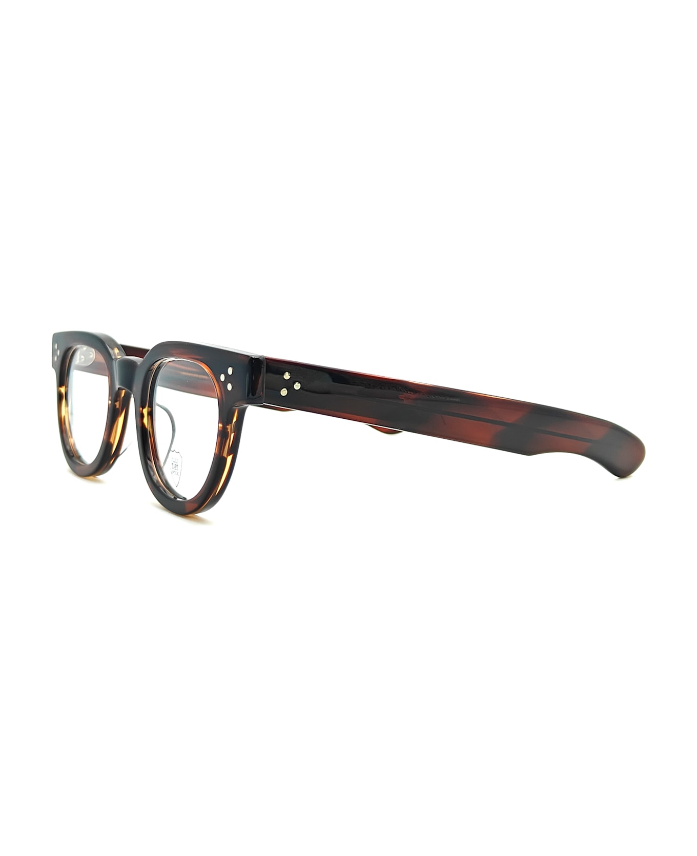 Julius Tart Optical Fdr 46x24 - Demi Amber Rx Glasses - brown