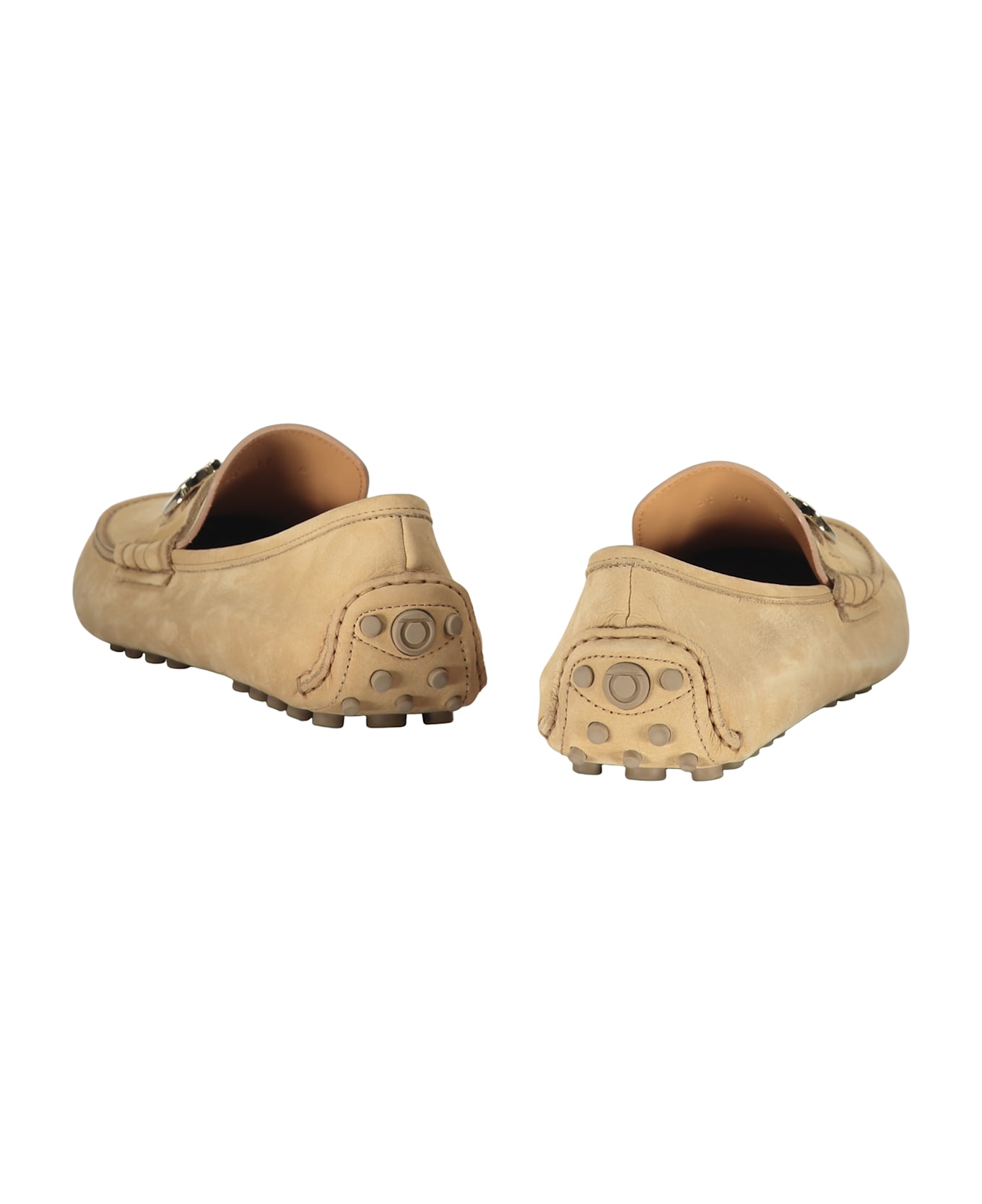 Ferragamo Leather Loafers - brown