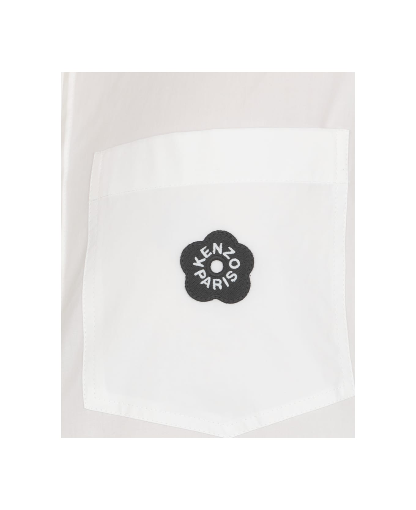 Kenzo Boke 2.0 Cropped Shirt - White