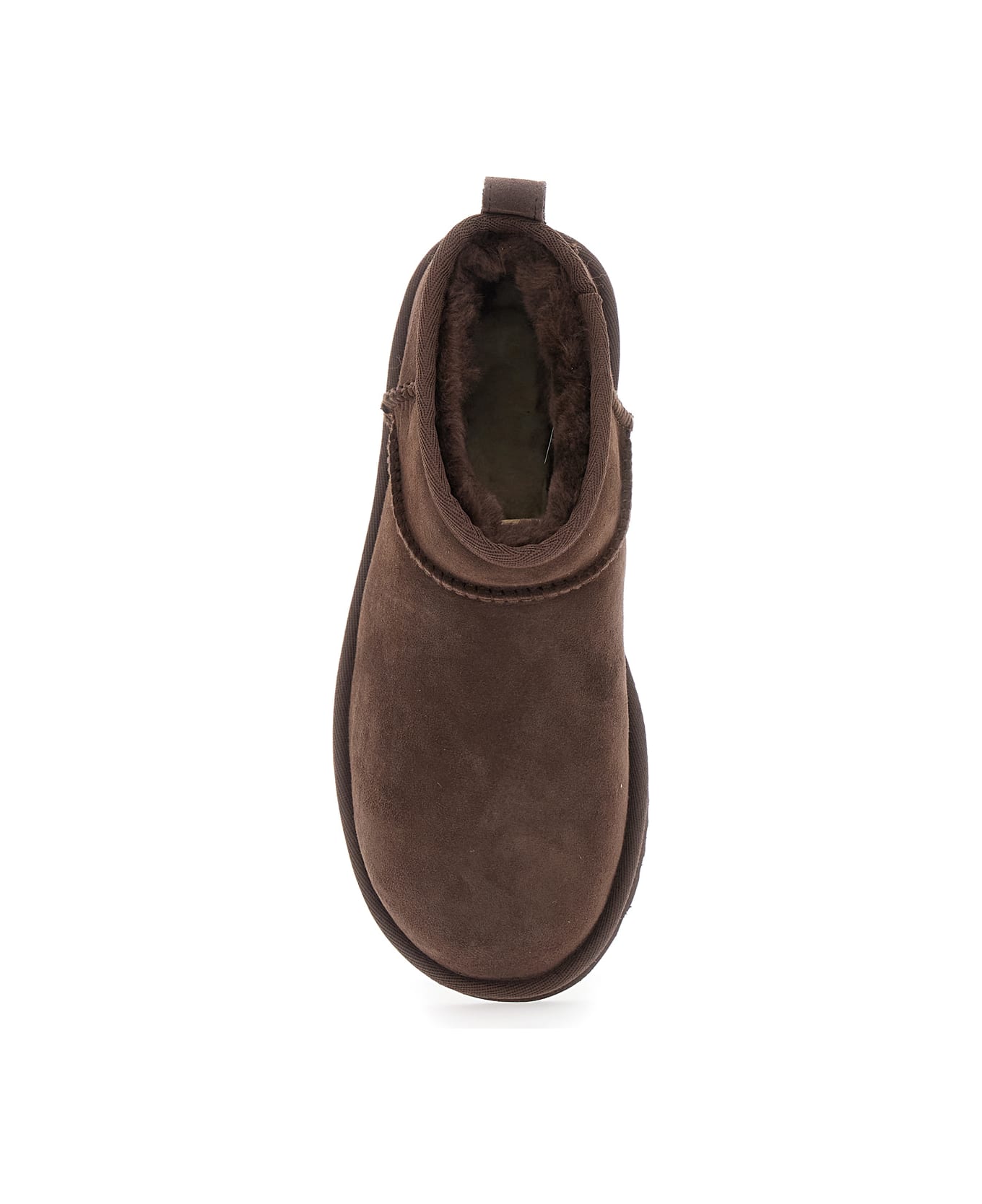 UGG 
ultra Mini
 Brown Boots In Suede Woman - Brown