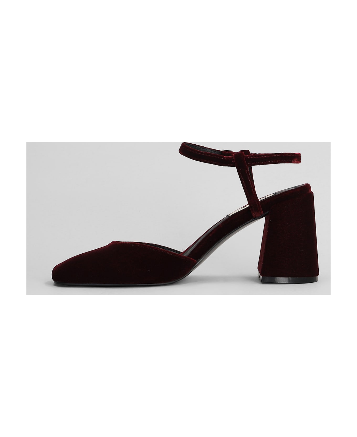 Bibi Lou Emily Pump 80 Pumps In Bordeaux Velvet - bordeaux