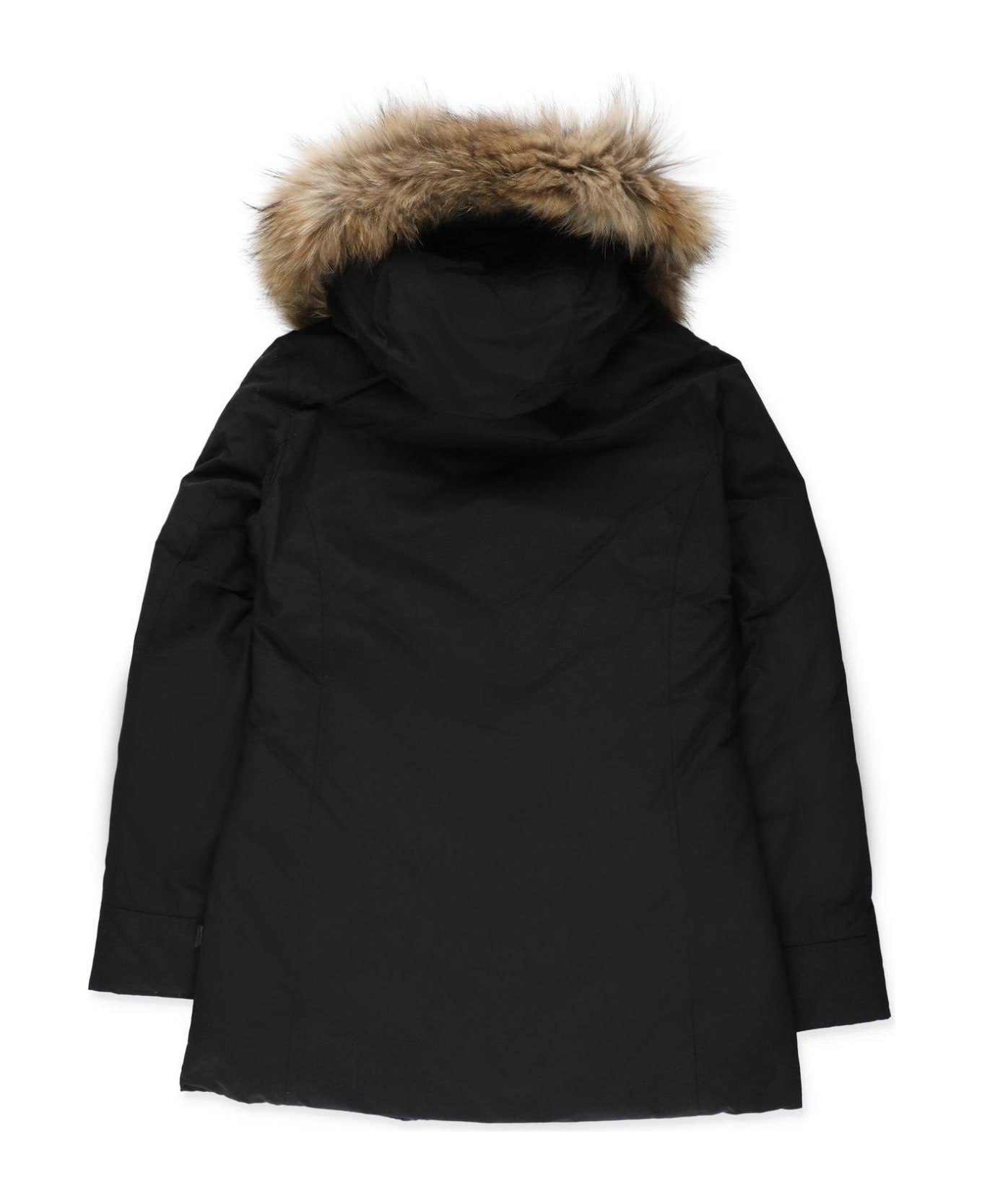 Woolrich Long-sleeved Hooded Jacket - Blk Black