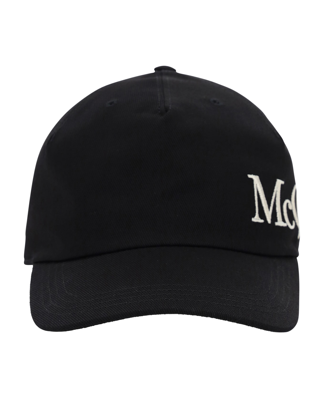 Alexander McQueen Mcqueen Baseball Hat - Black/ivory