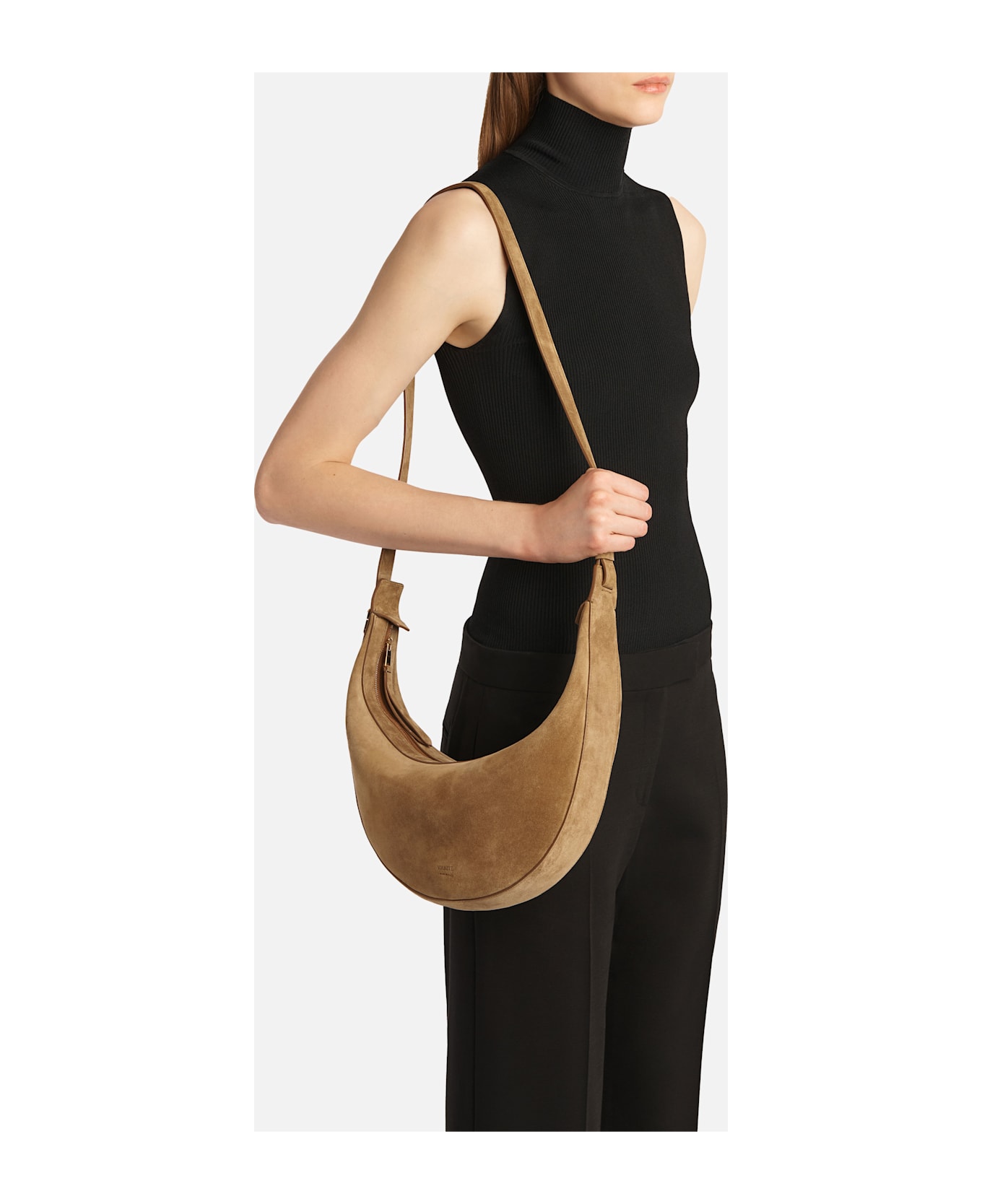 Khaite Augustina Small Crossbody - Brown