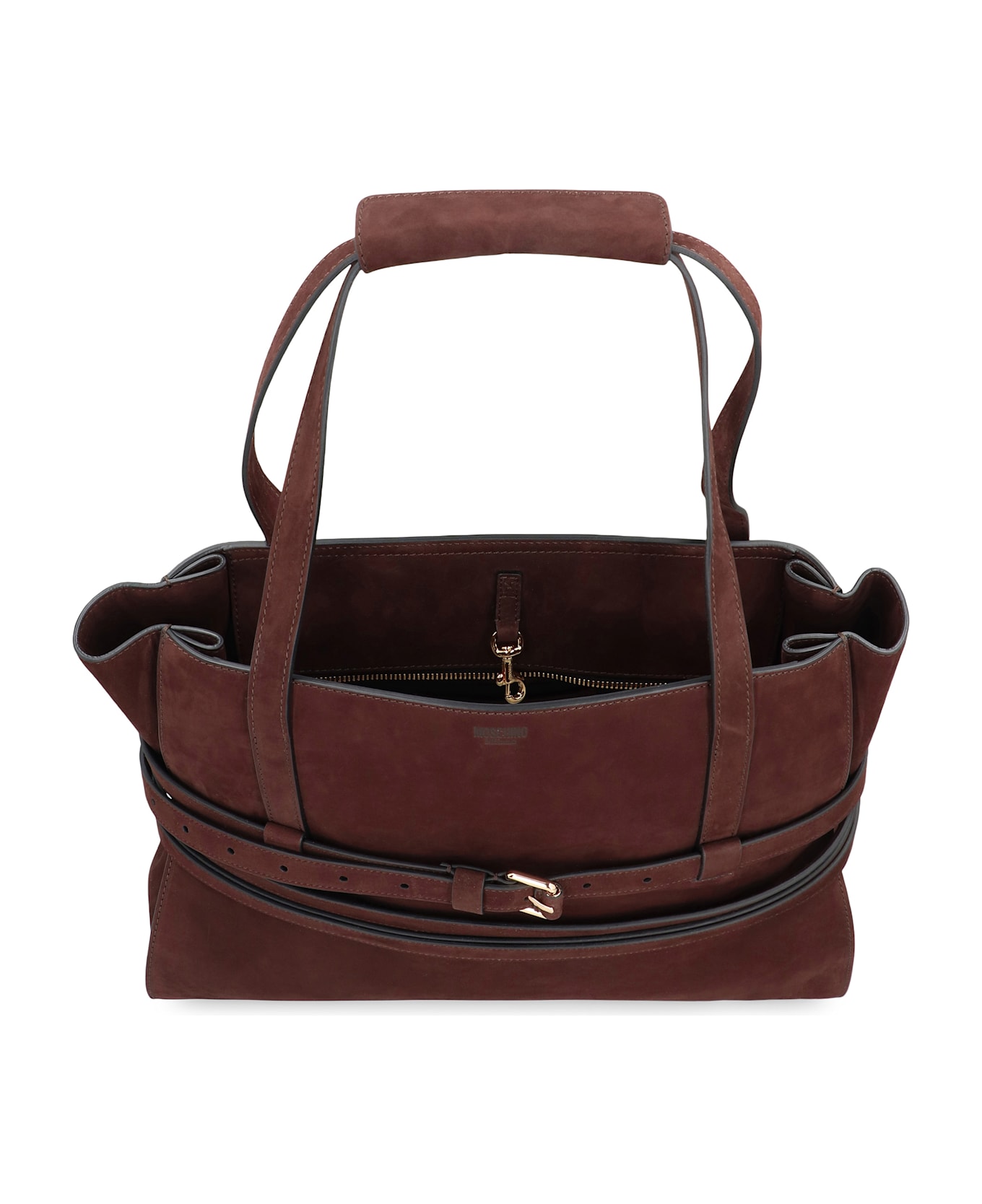 Moschino Tie Me Medium Bag - brown