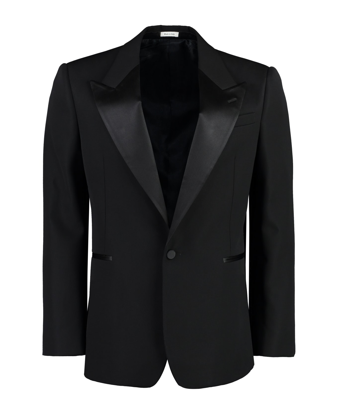 Alexander McQueen Single-breasted One Button Jacket - Black ブレザー