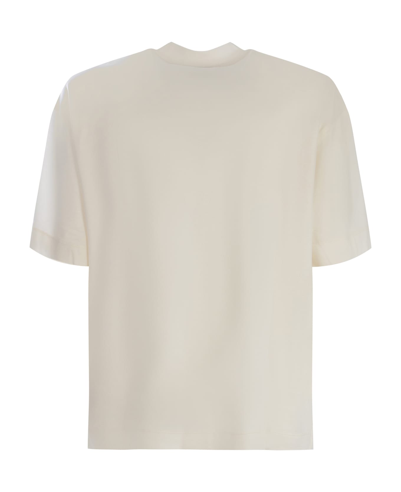 Emporio Armani T-shirt Emporio Armani Made Of Cotton - Crema