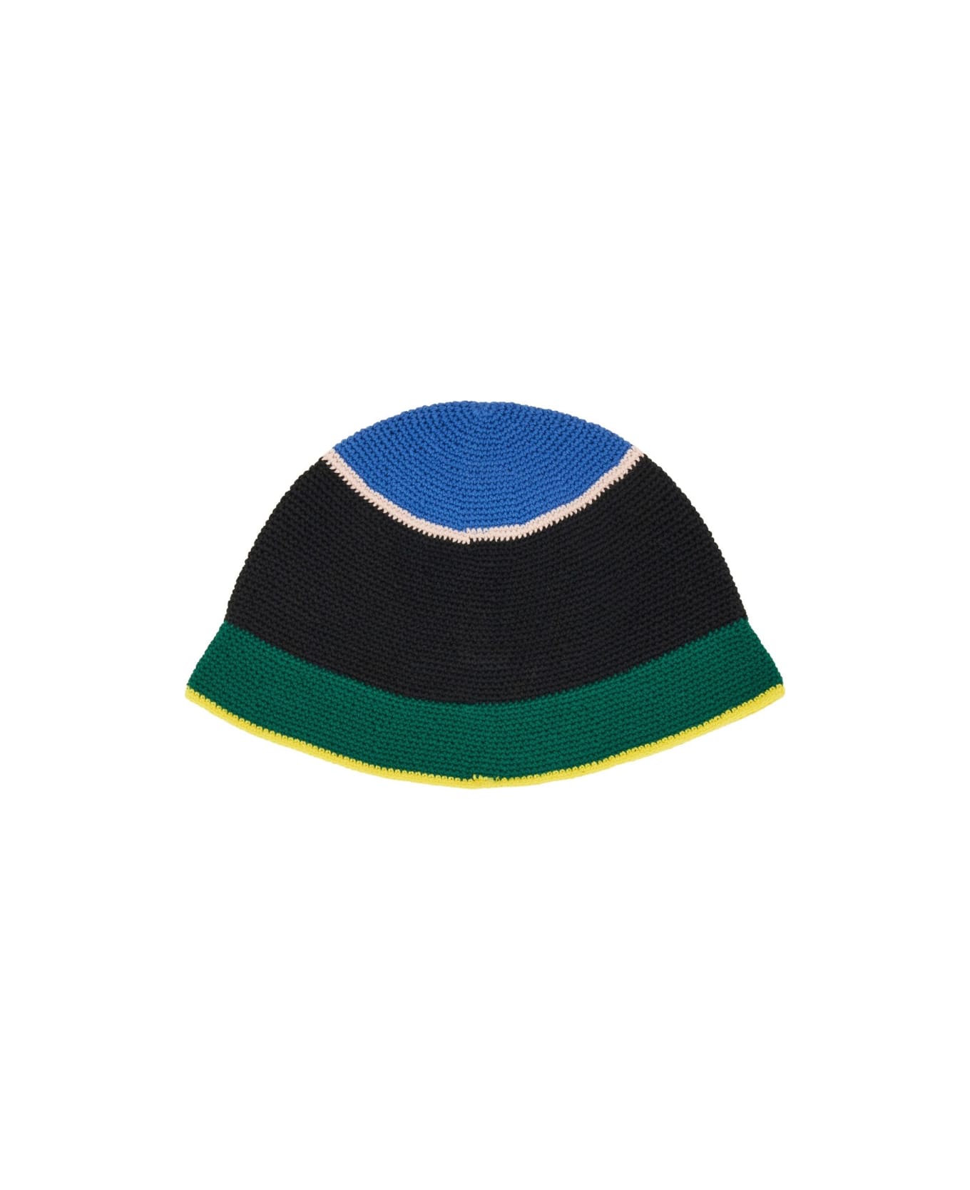 Casablanca Crochet Hat With Logo - MULTICOLOUR