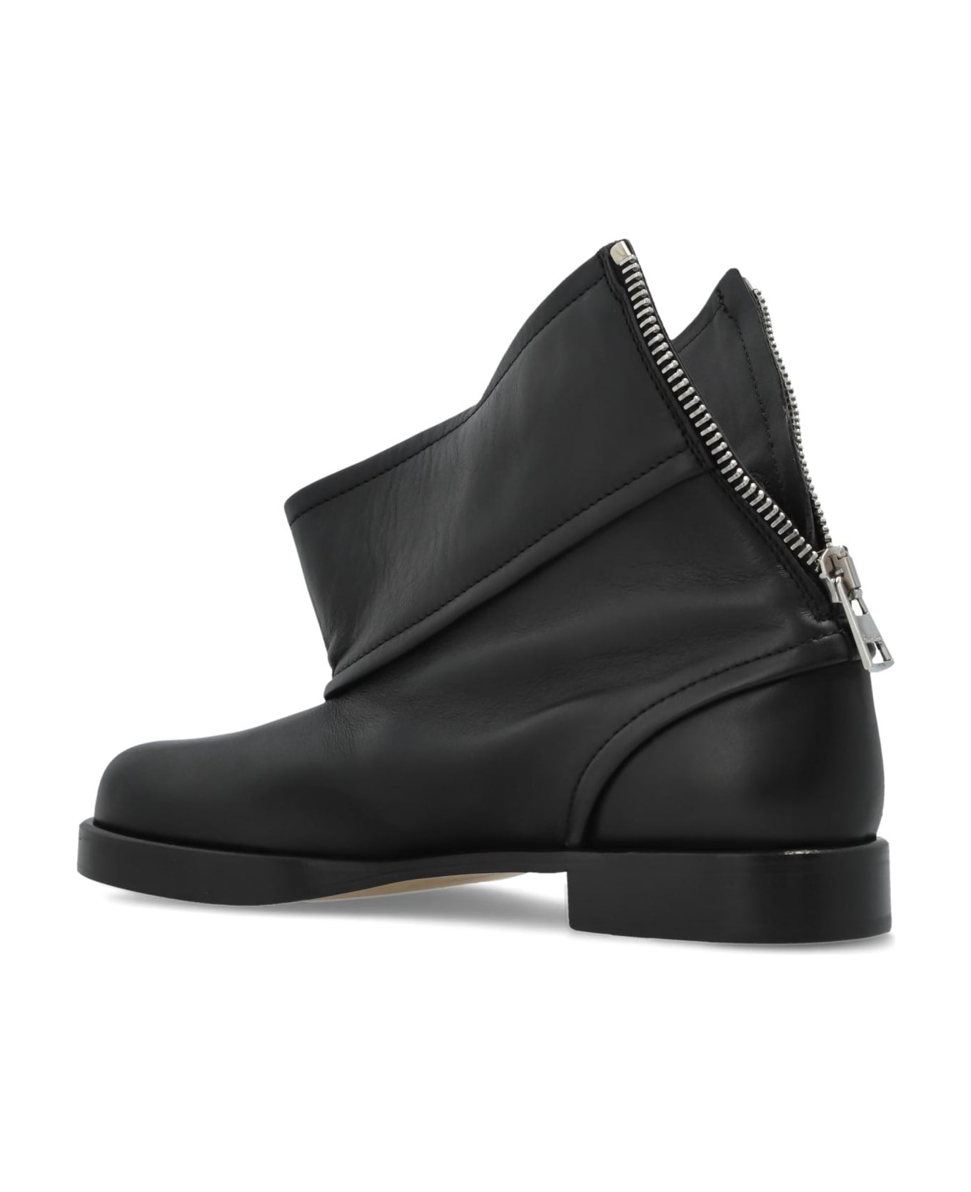 J.W. Anderson Jw Anderson Leather Ankle Boots - BLACK