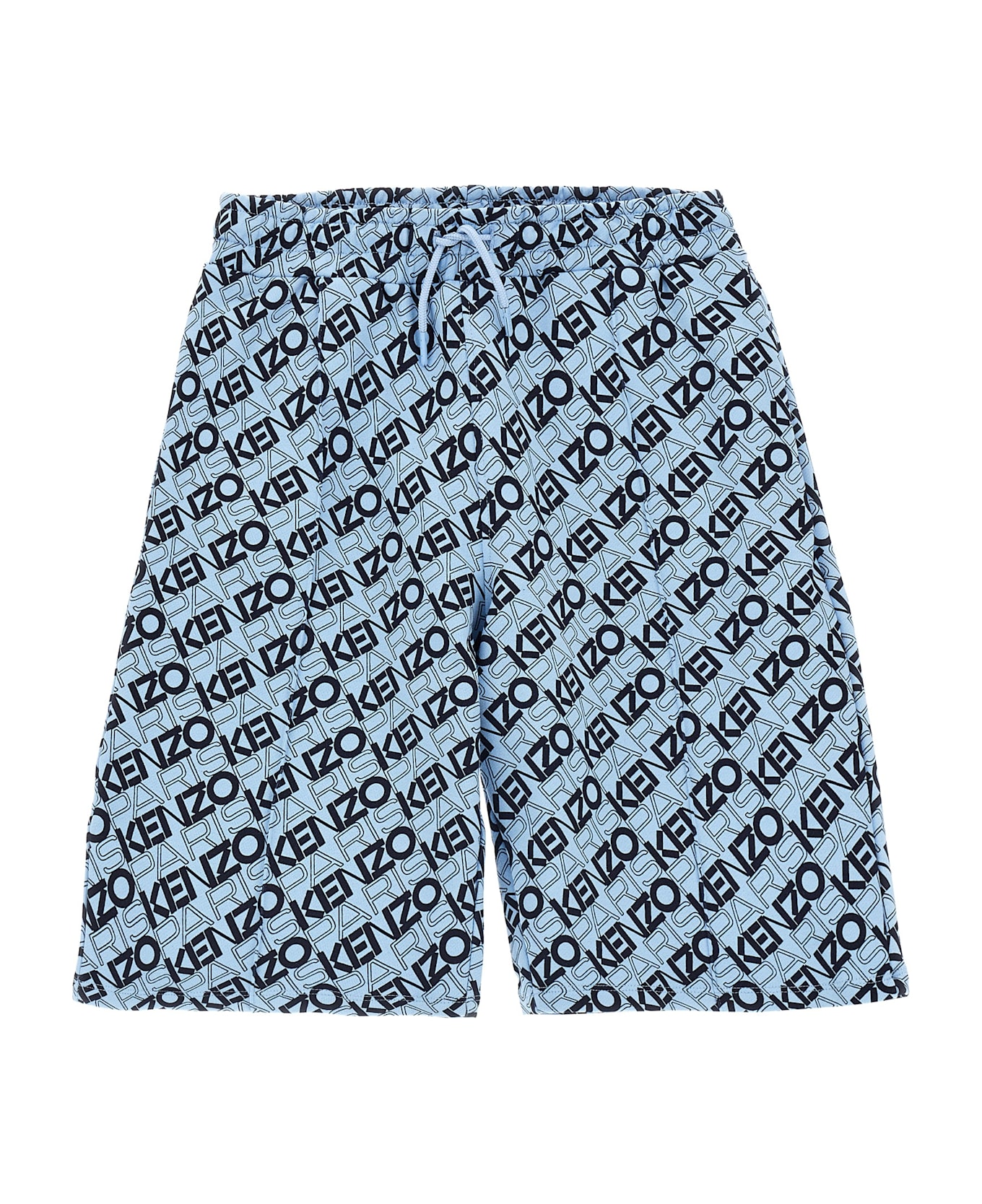 Kenzo Kids Logo Bermuda Shorts - Light Blue