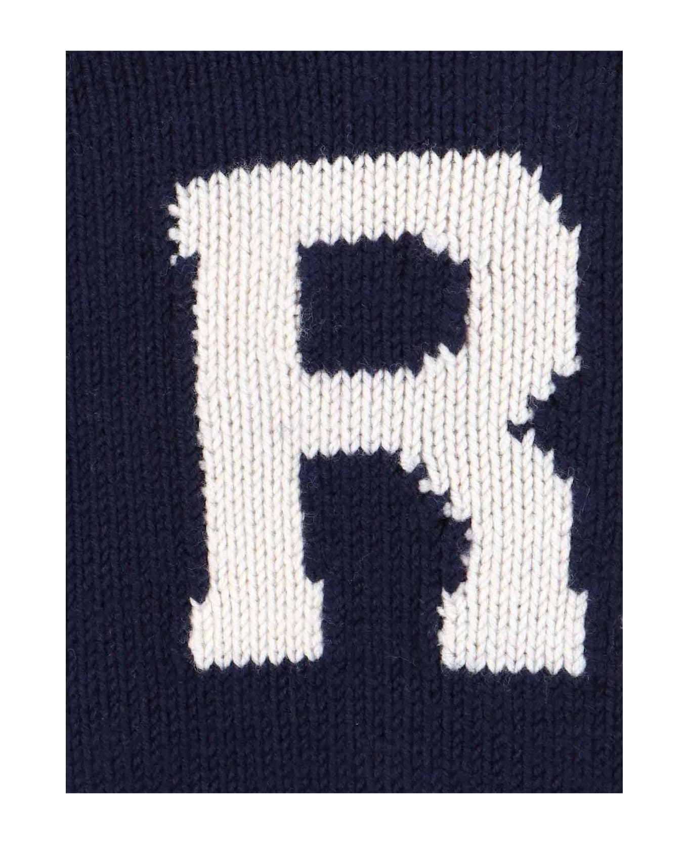 Ralph Lauren Logo Sweater - BLUE ニットウェア
