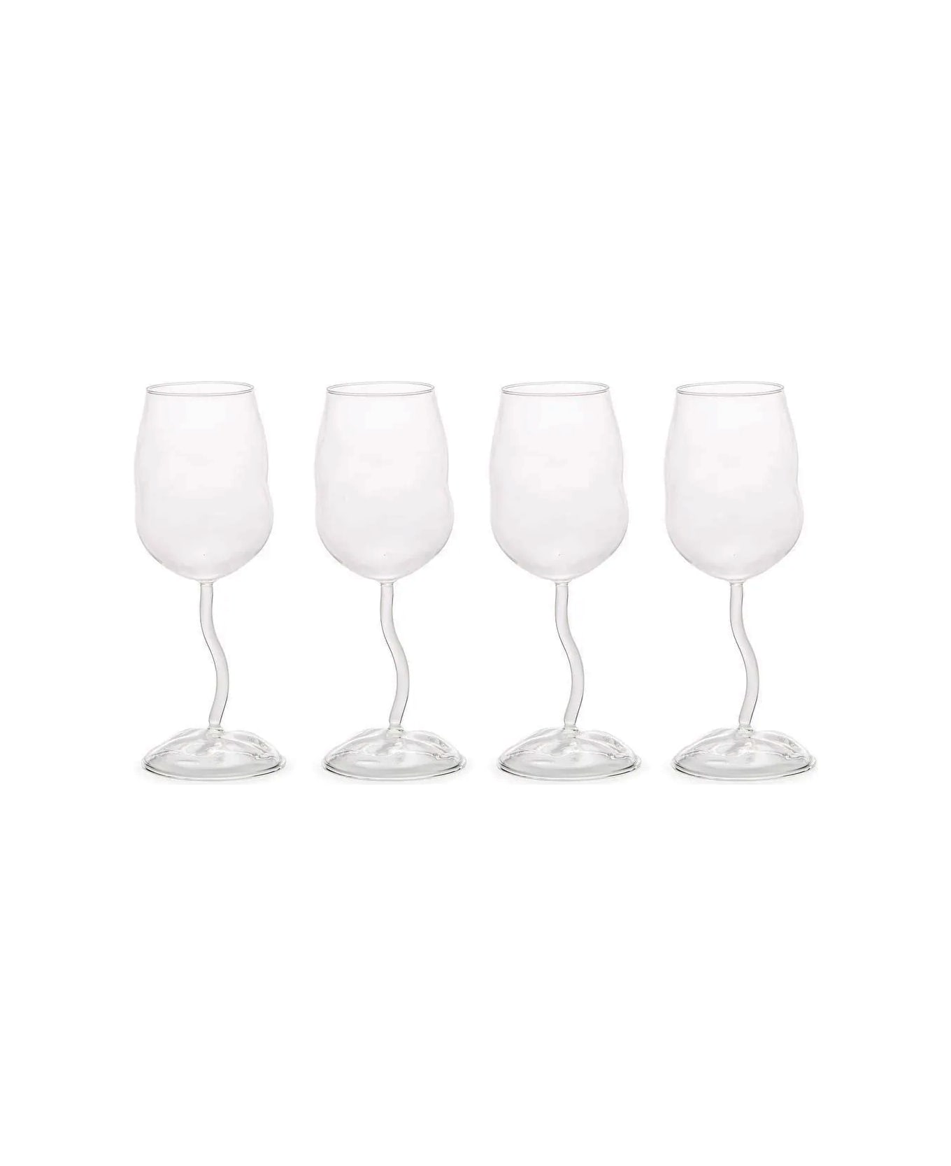 Seletti Set 4 Calici Sonny - Trasparente