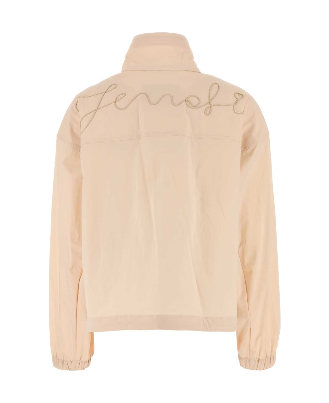 Fendi Light-pink Cotton Blend K-way - RAFFIA-25