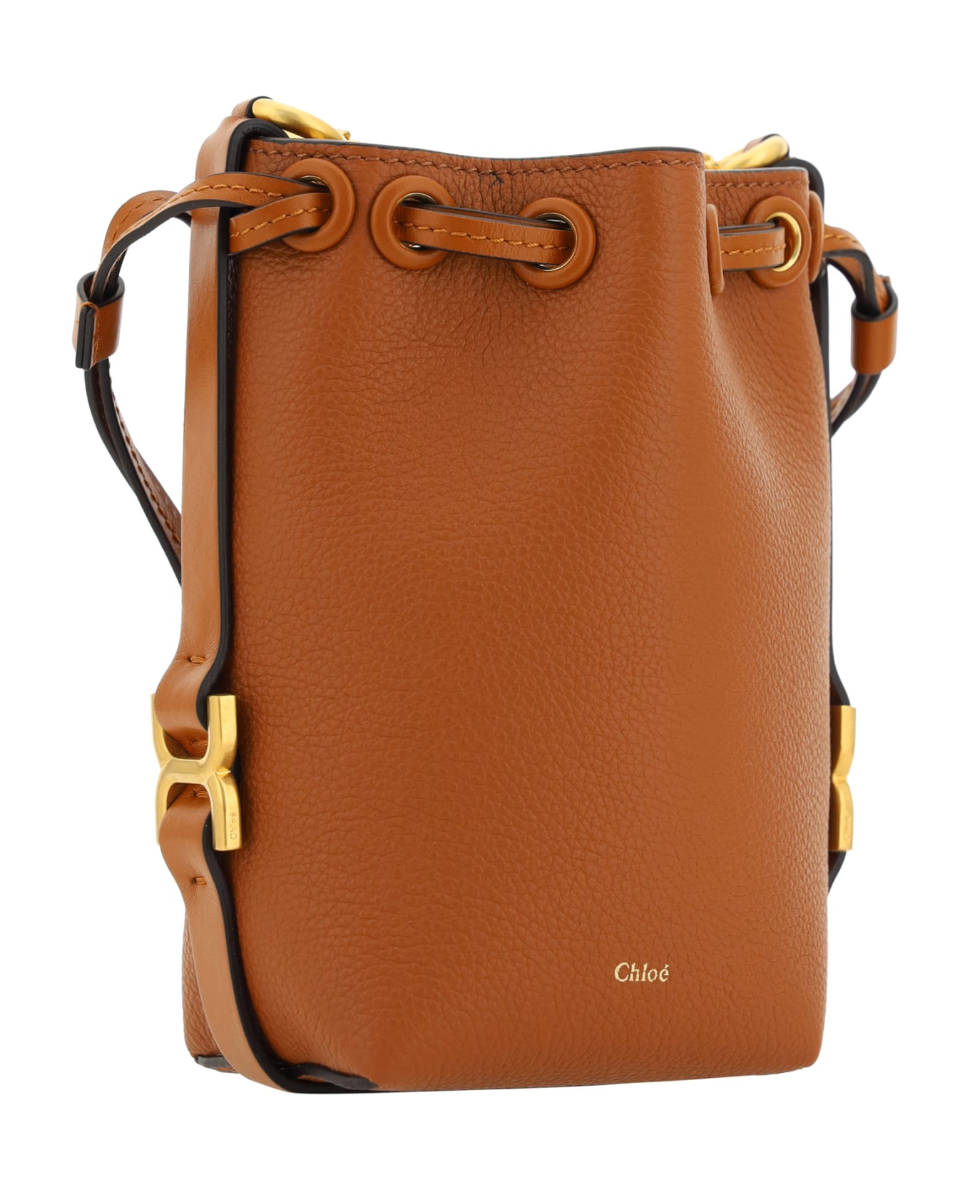 Chloé Micro Marcie Shoulder Bag - Tan