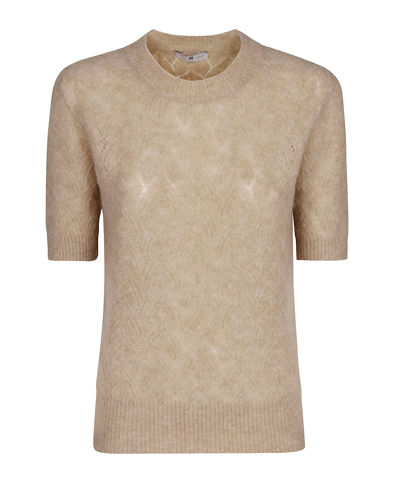 PT Torino Roundneck Short Slee - Warm Beige