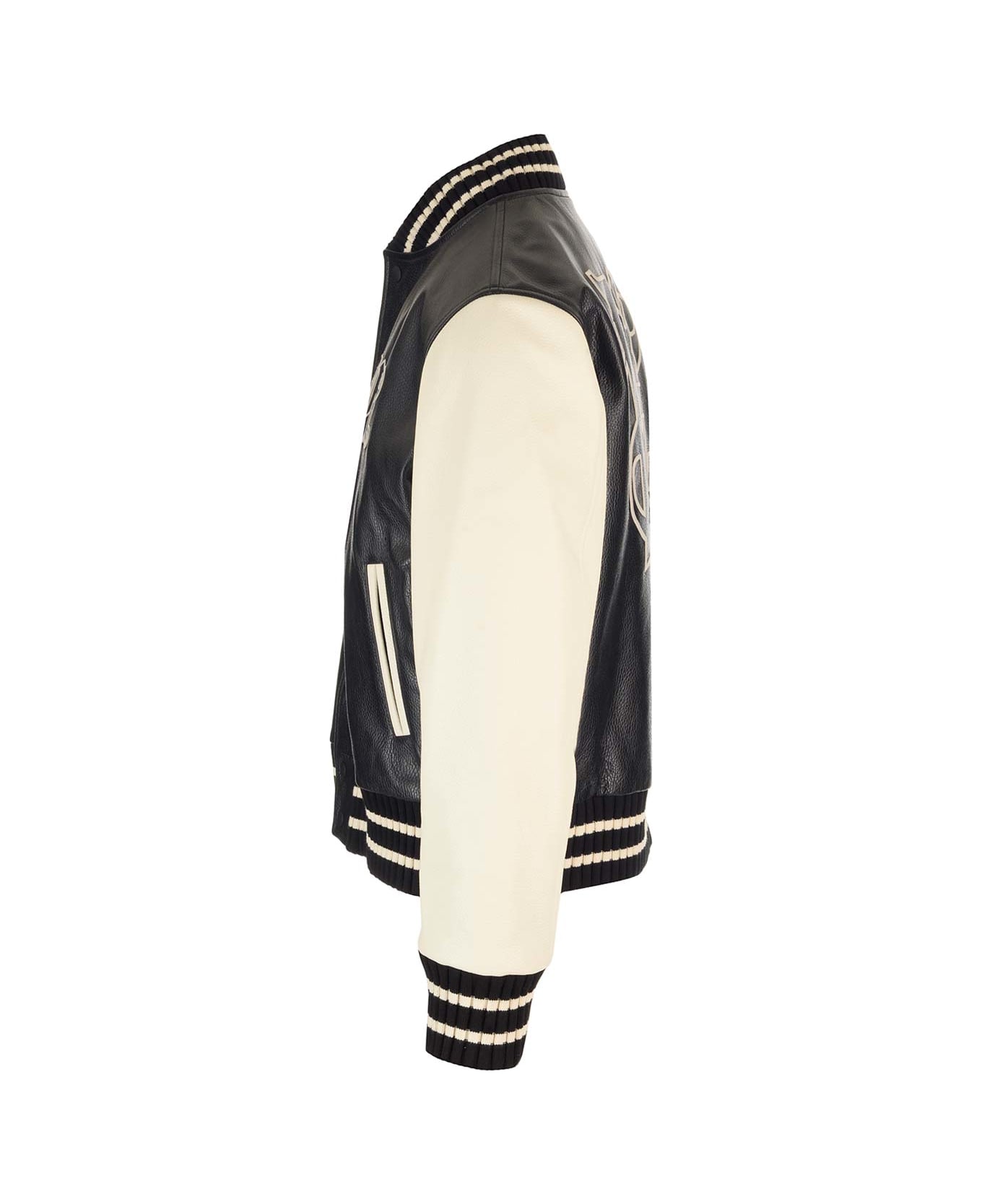 Palm Angels Pa Monogram Classic Varsity Jacket - Black ジャケット