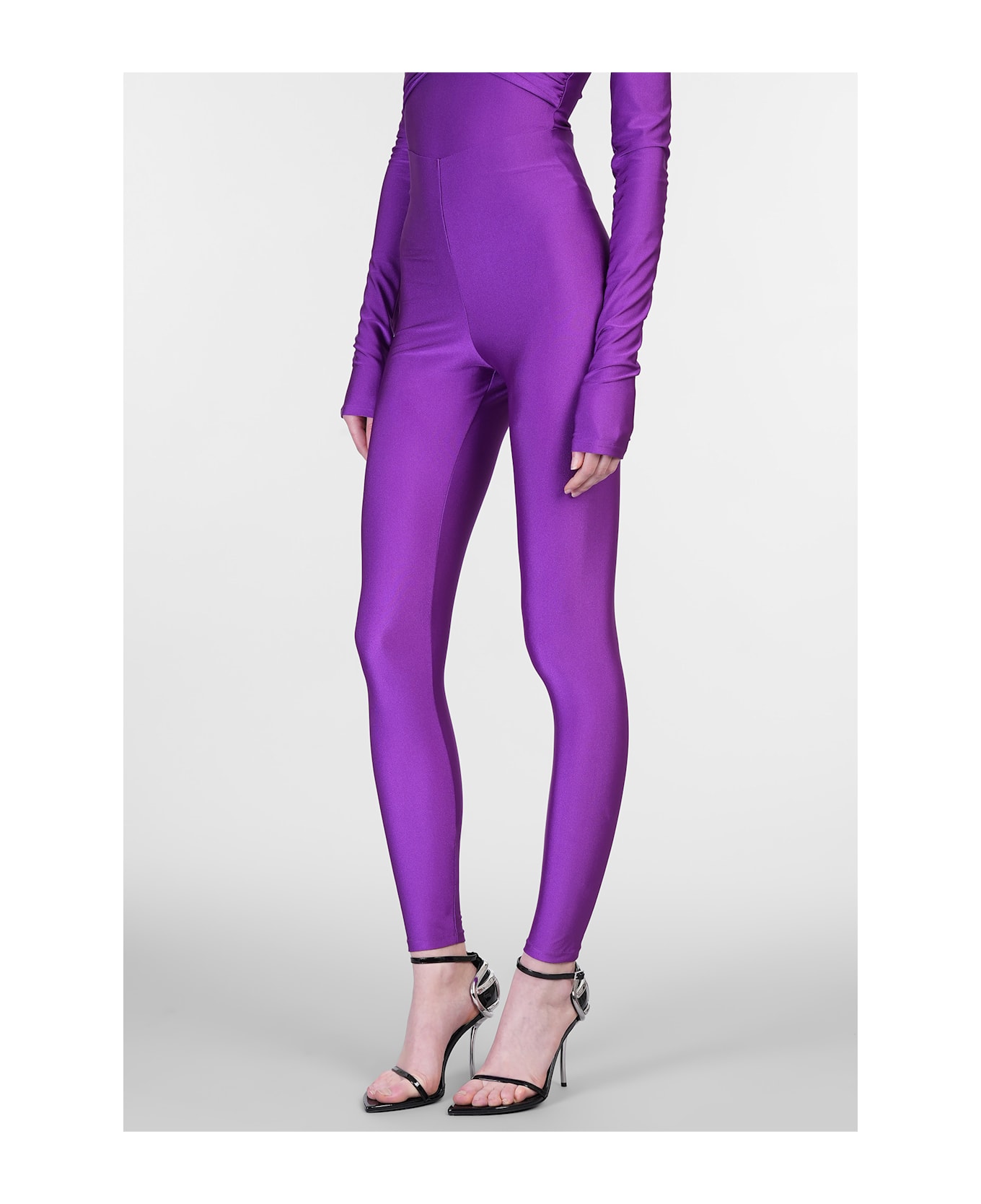 The Andamane Holly 80 S Leggings In Viola Polyamide - Viola