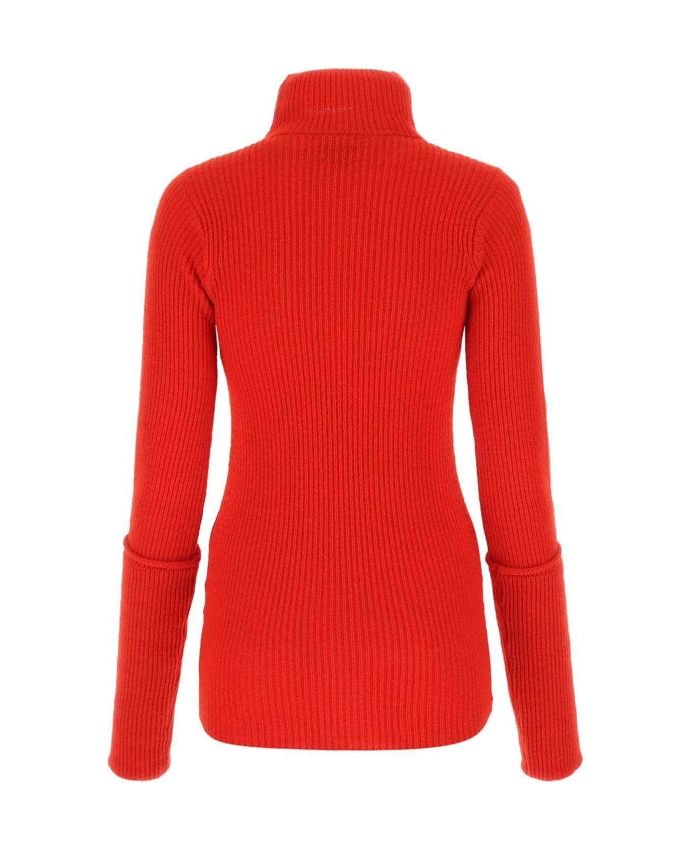Quira Red Wool Sweater - Q0043