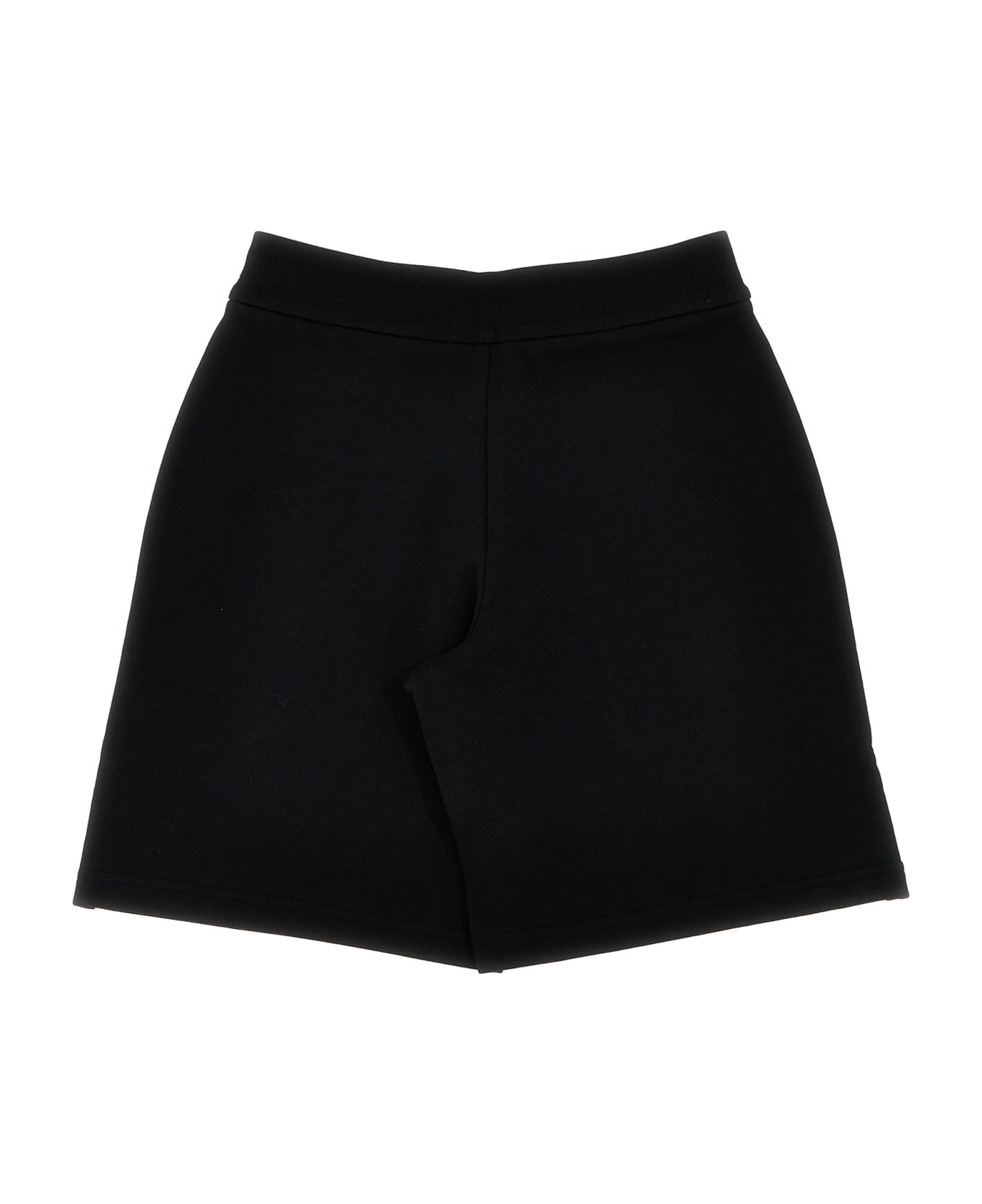 Moncler Logo Patch Bermuda Shorts - Black  